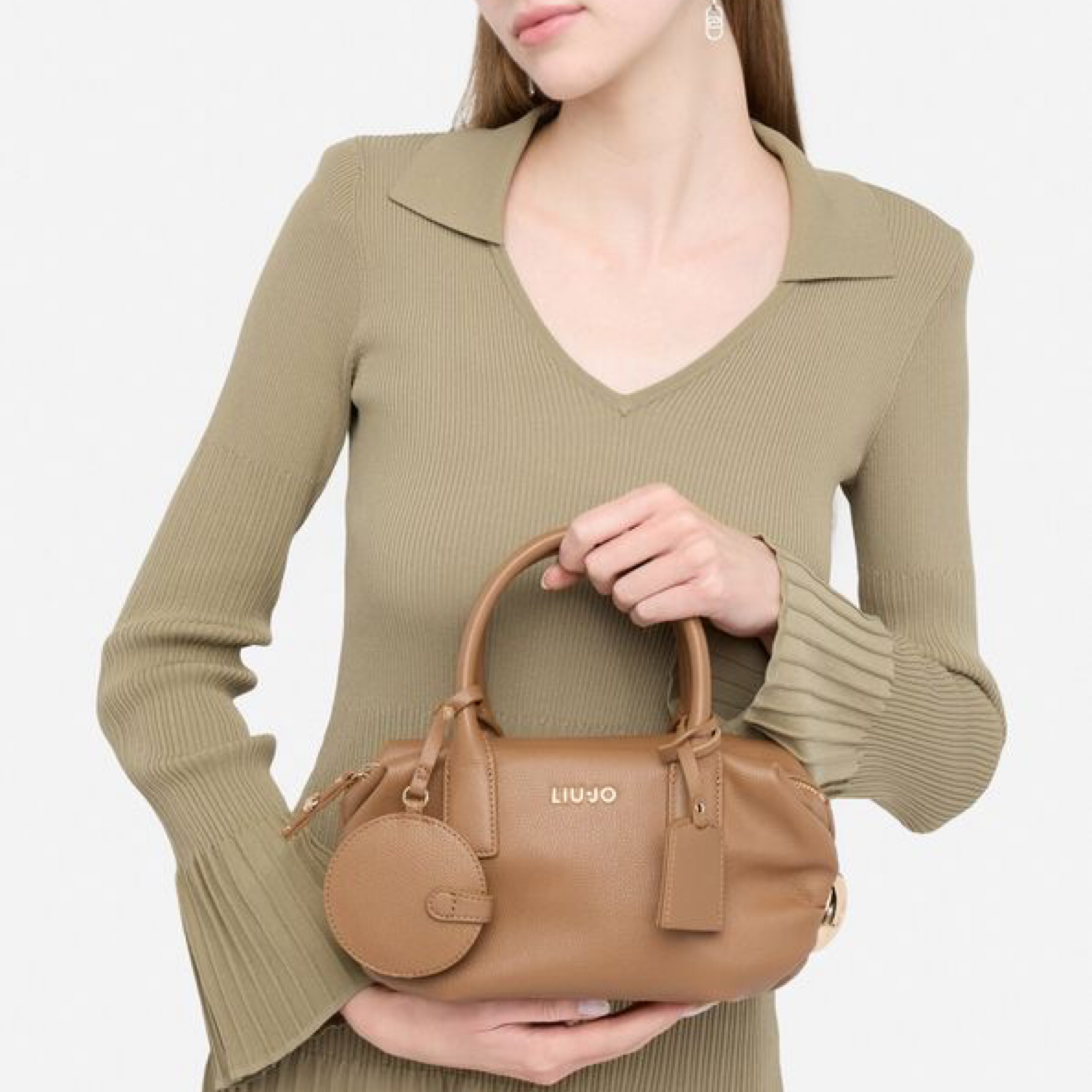 Дамска кафява чанта Liu Jo Women Handbag AF5028 E0058 Model View