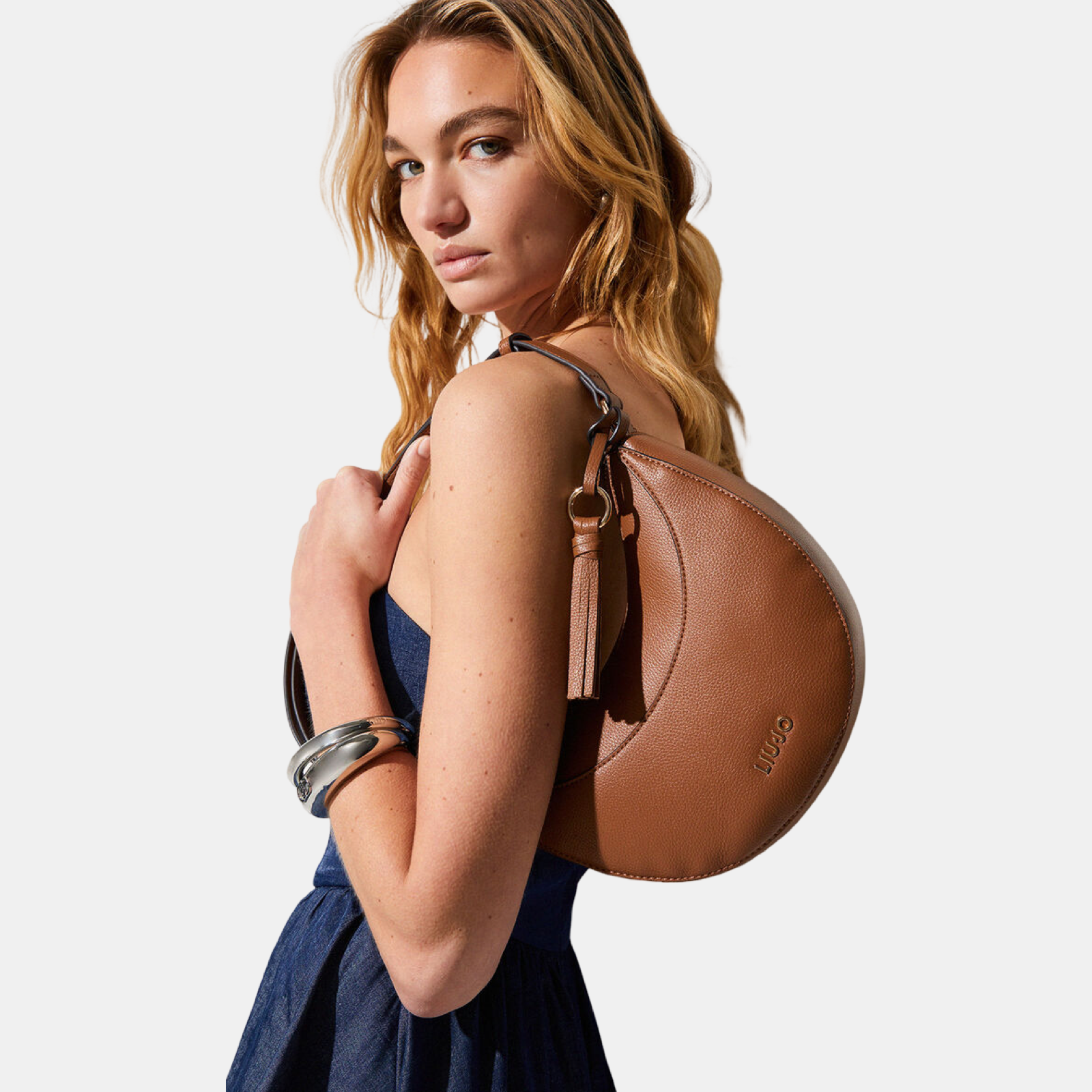 Дамска кафява чанта Liu Jo Shoulder Bag AA6186 E1012 X0742 Model View