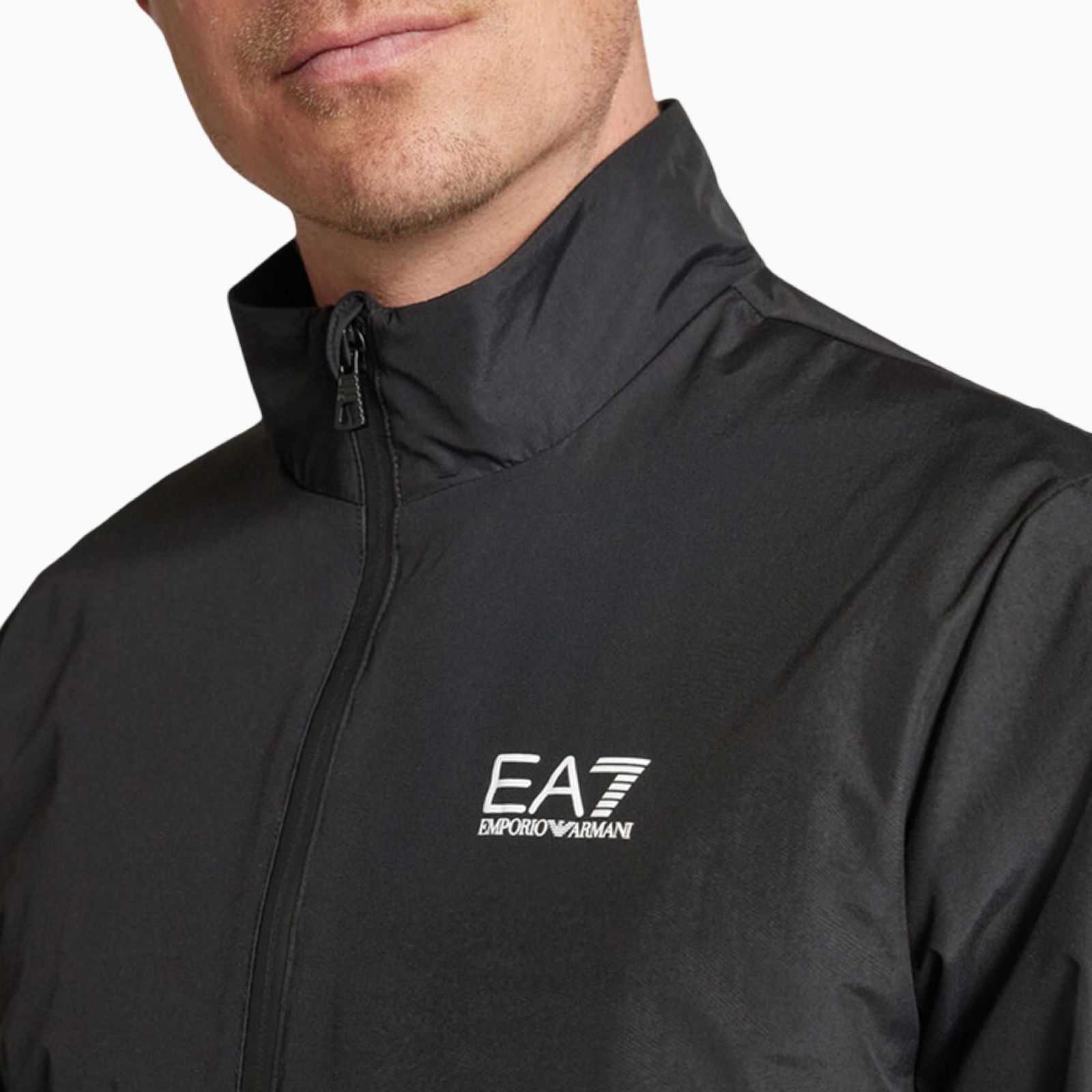 Мъжко черно яке EA7 Emporio Armani Men Jacket 7M000424 AF13569 UC001 Close-Up