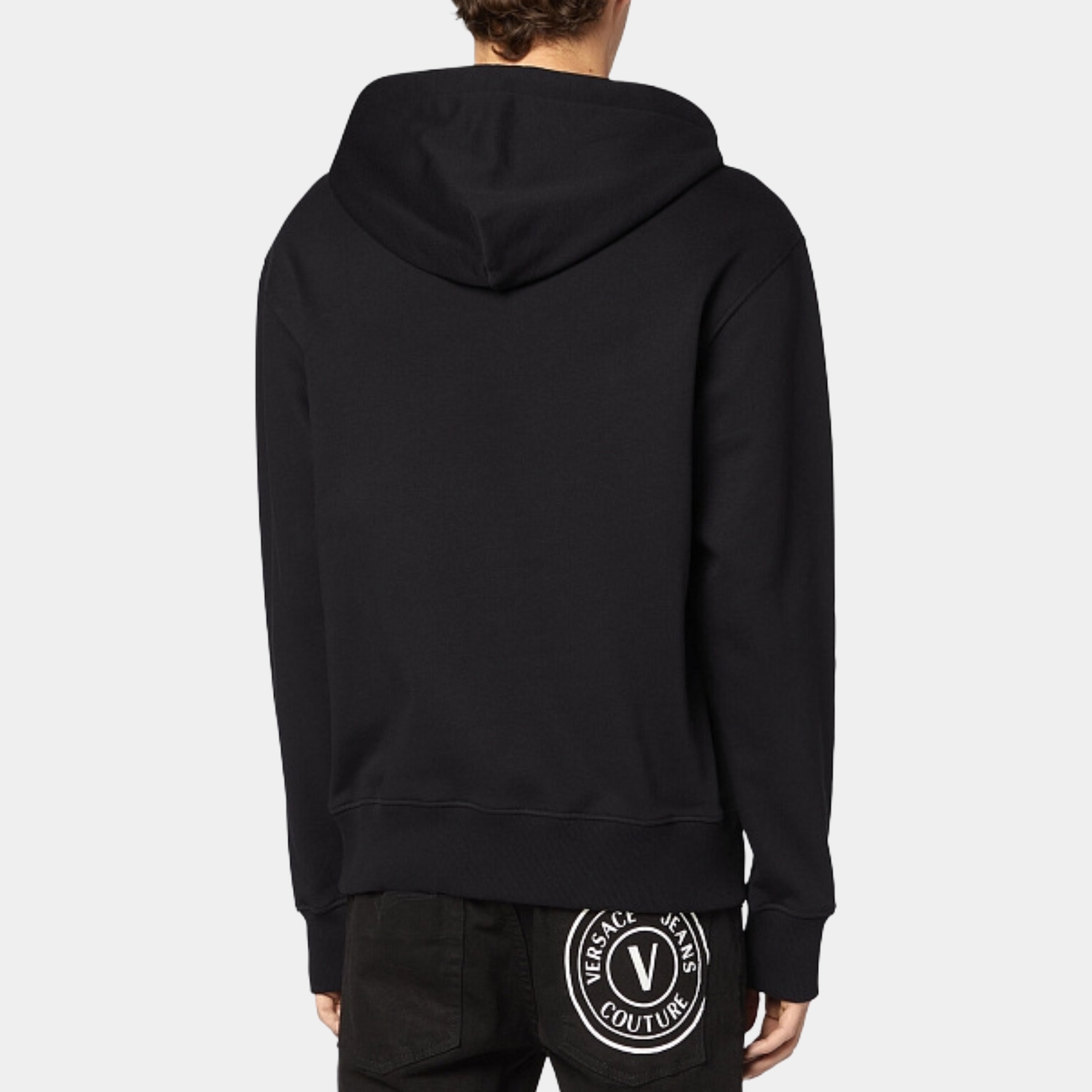 Мъжки суитчър Versace Jeans Couture 72GAIT03 CF01T G89 в черно