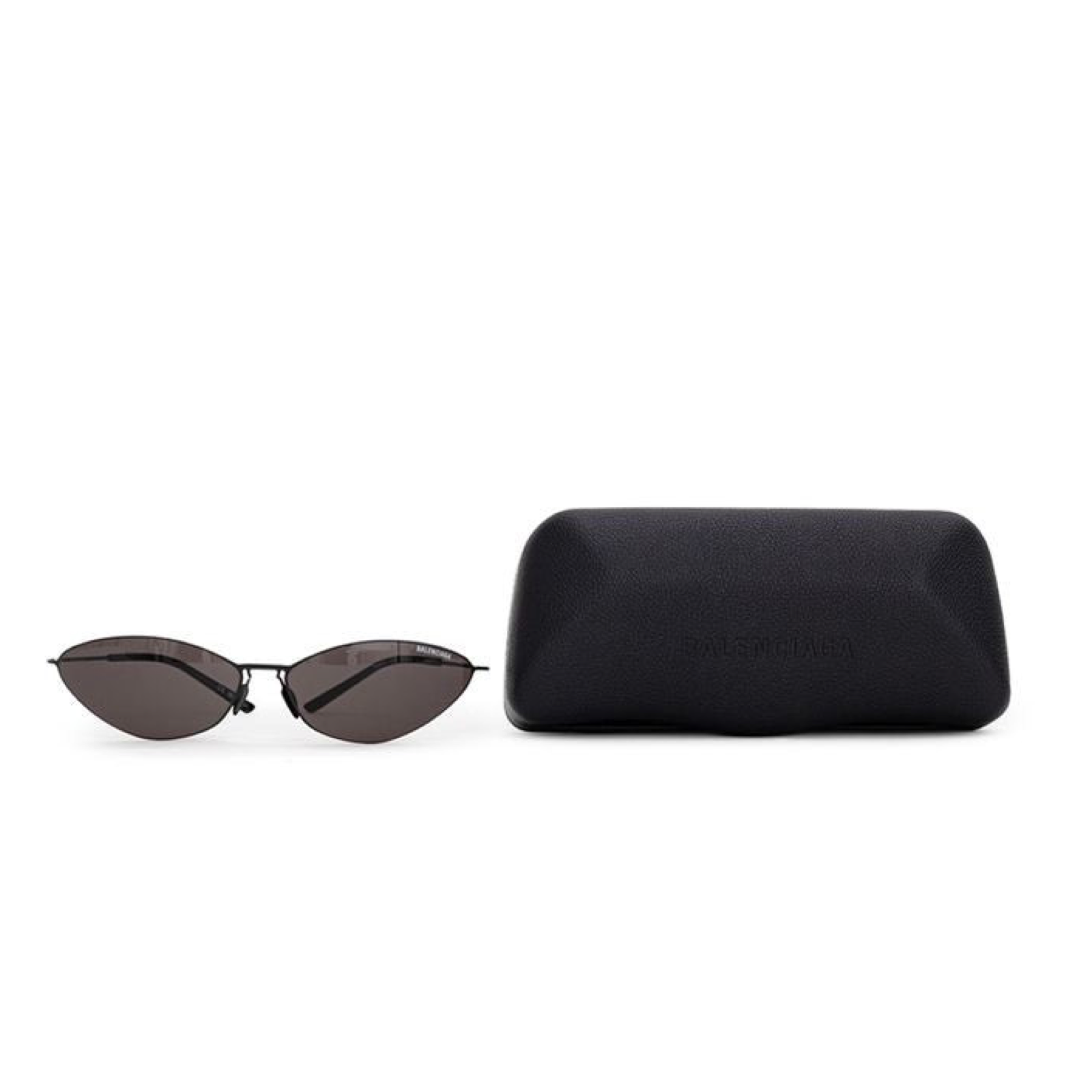 Balenciaga Black Haircalf Sunglass