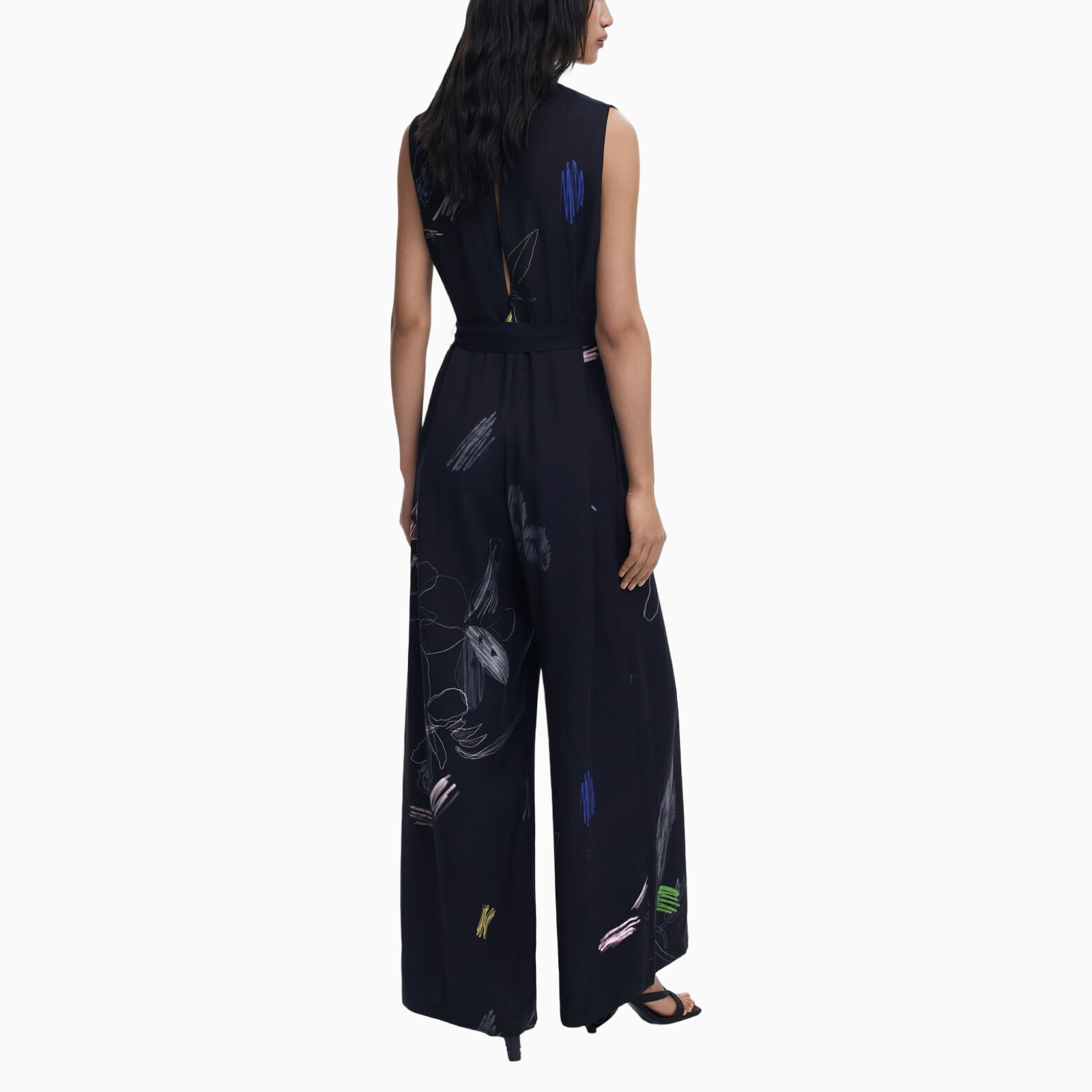 Дамски гащеризон Desigual Women Jumpsuit 25WWPW04 Back View