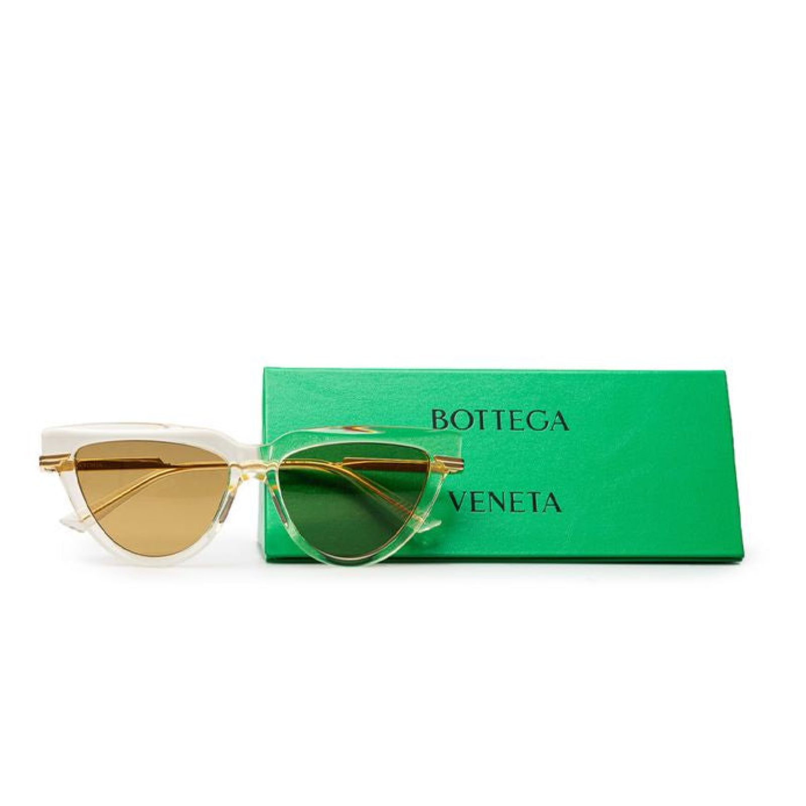 Bottega Veneta Beige Haircalf Sunglasses