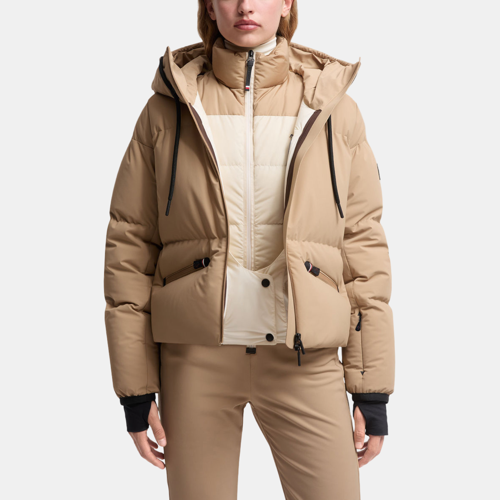 Moncler Grenoble Allesaz Women Bomber Jacket K20981A 000565 97S3 Front View