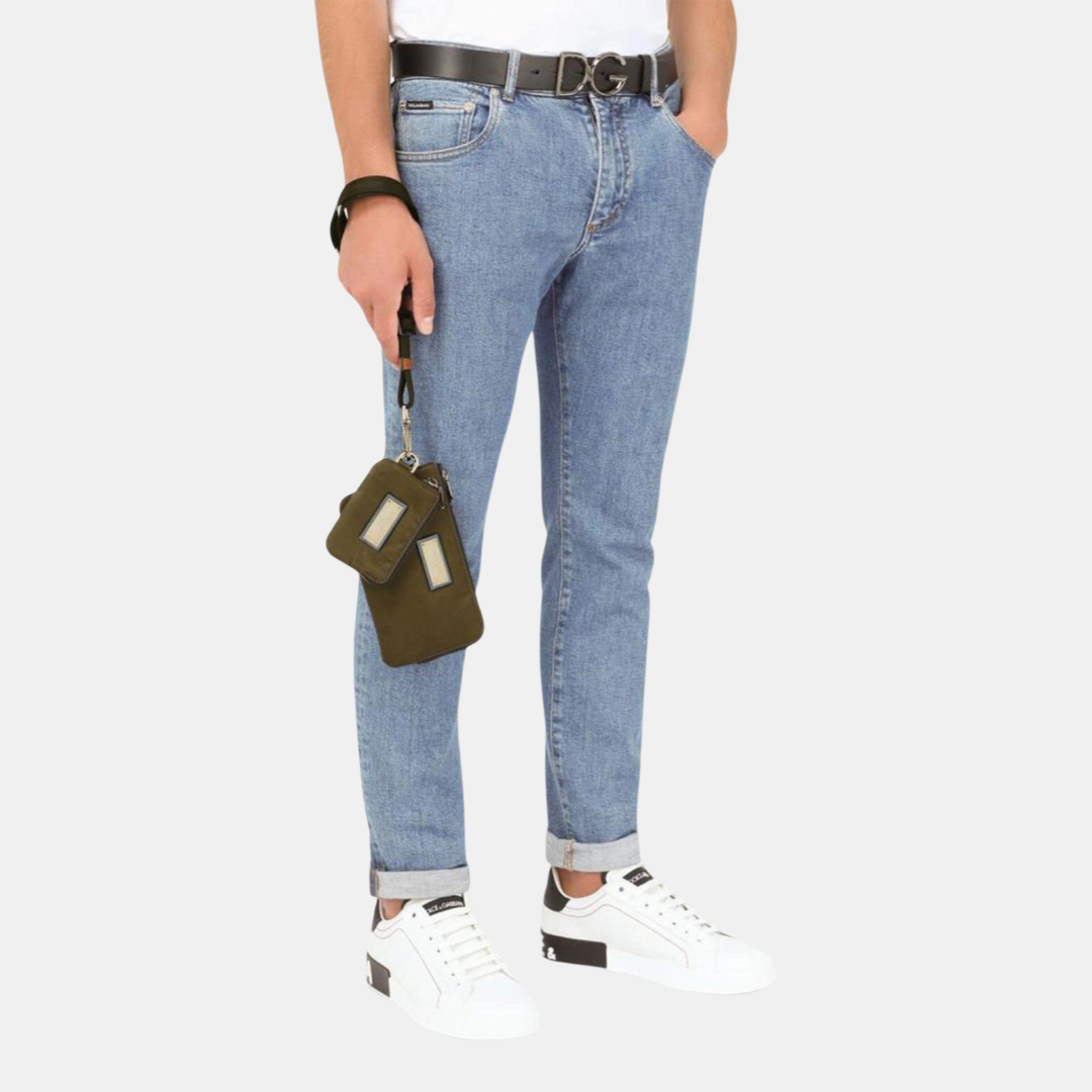 Dolce & Gabbana мъжка двойна клъч чанта