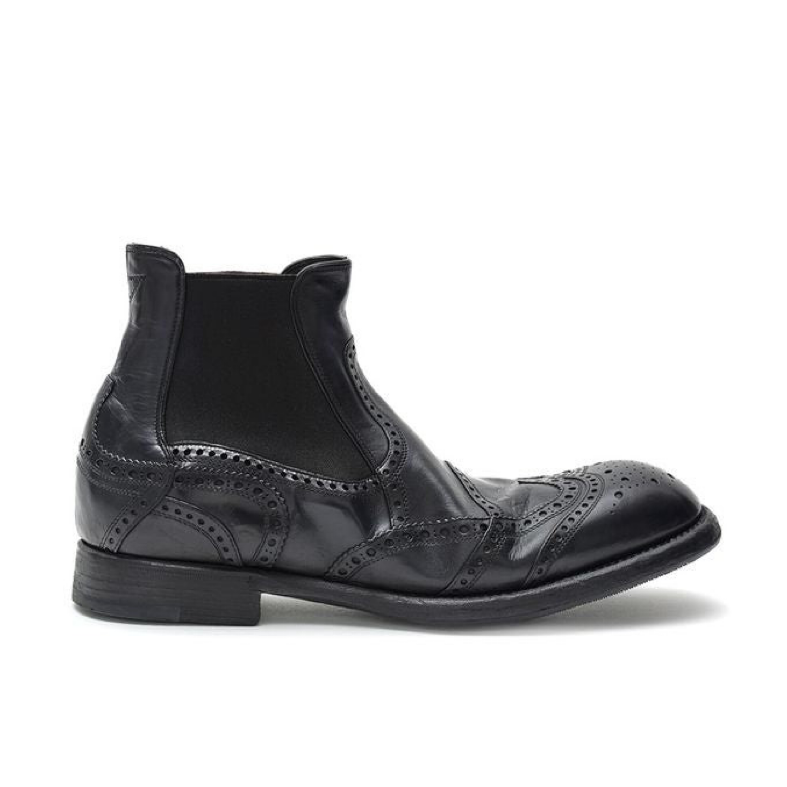 Dolce & Gabbana Michelangelo Men Chelsea Boots A60354 A18288 0999 Lateral View