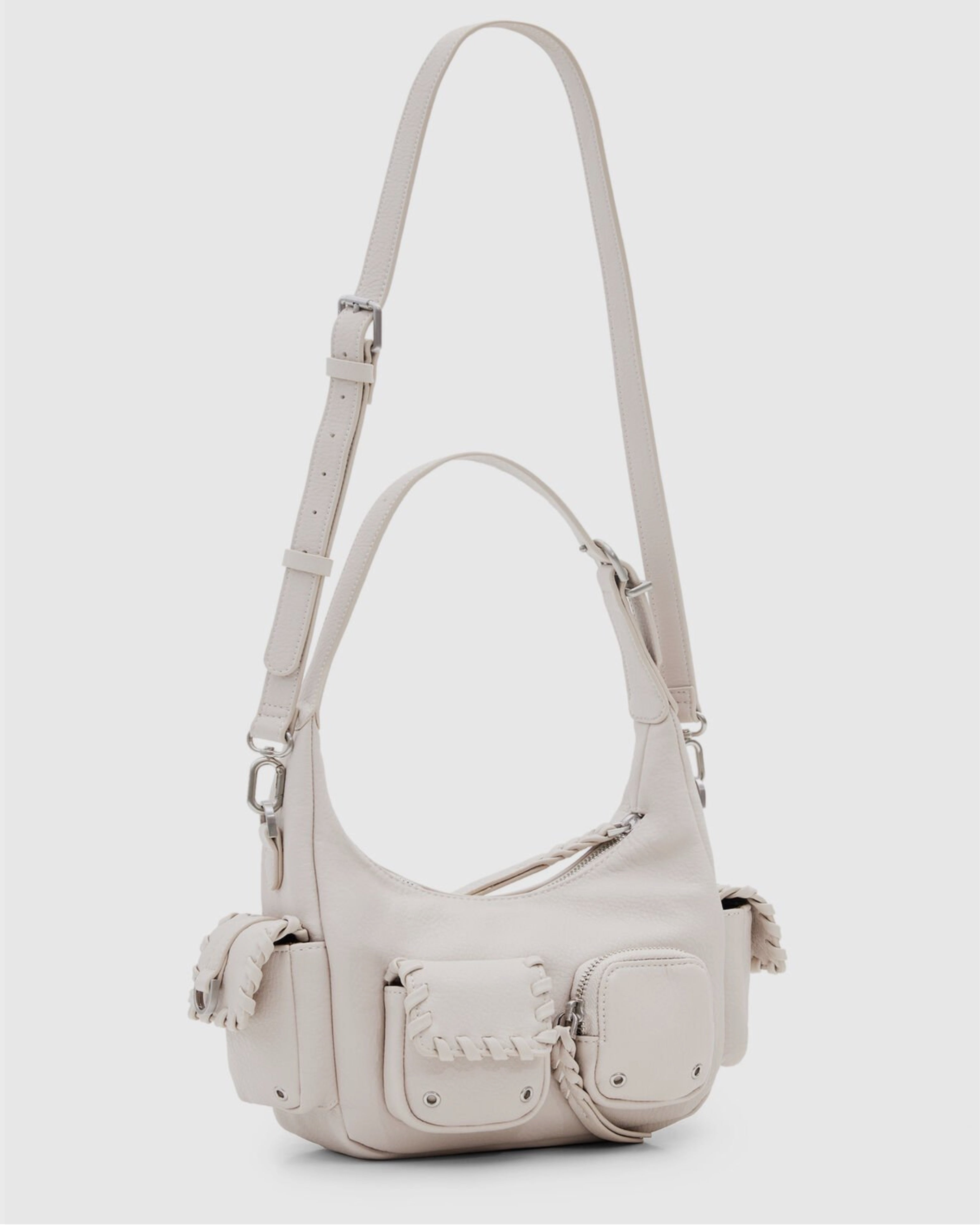 Дамска чанта Women’s shoulder bag Desigual 24SAXP32 1001U White