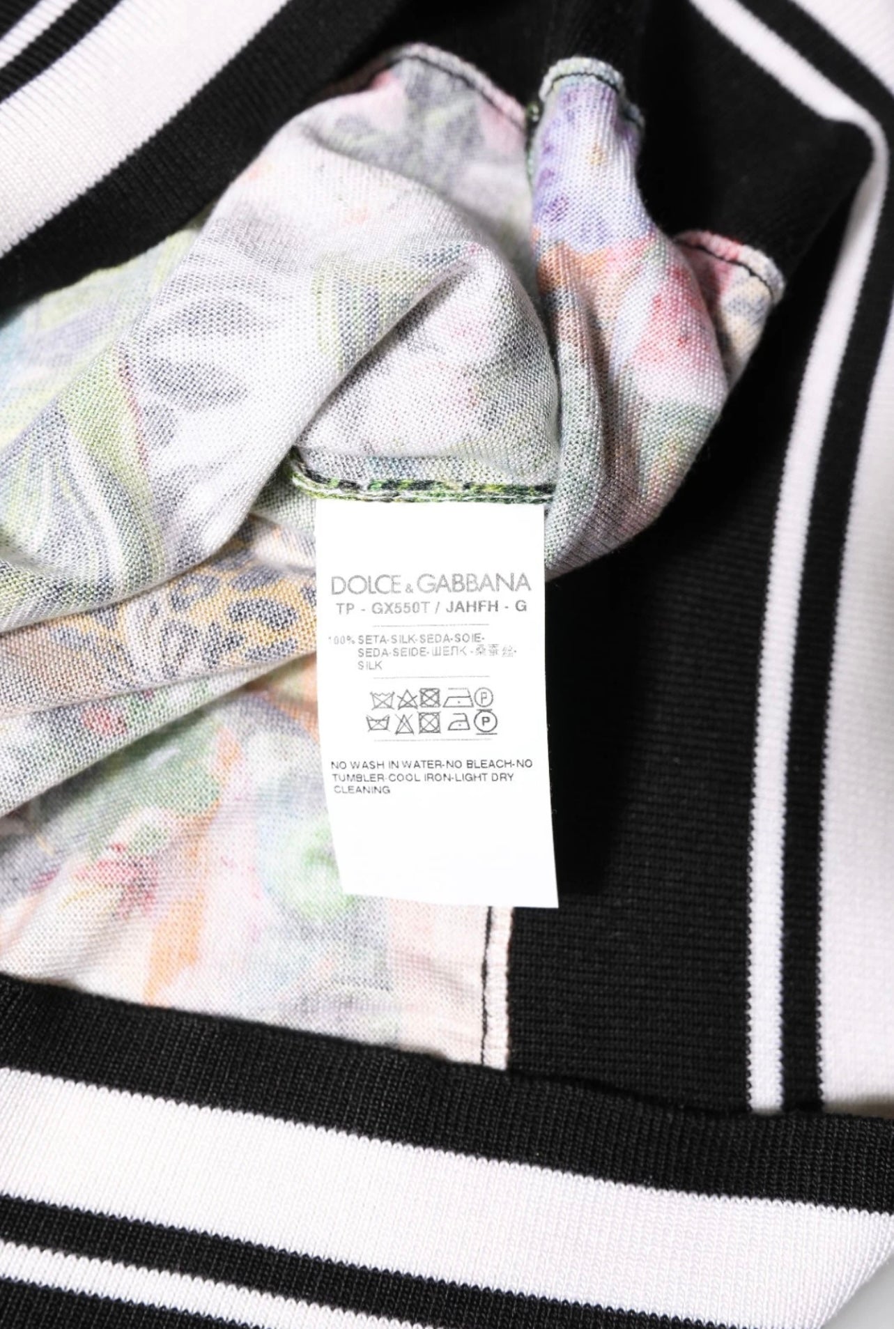 Мъжки копринен пуловер Men’s luxury silk sweater DOLCE & GABBANA GX550T JAHFH