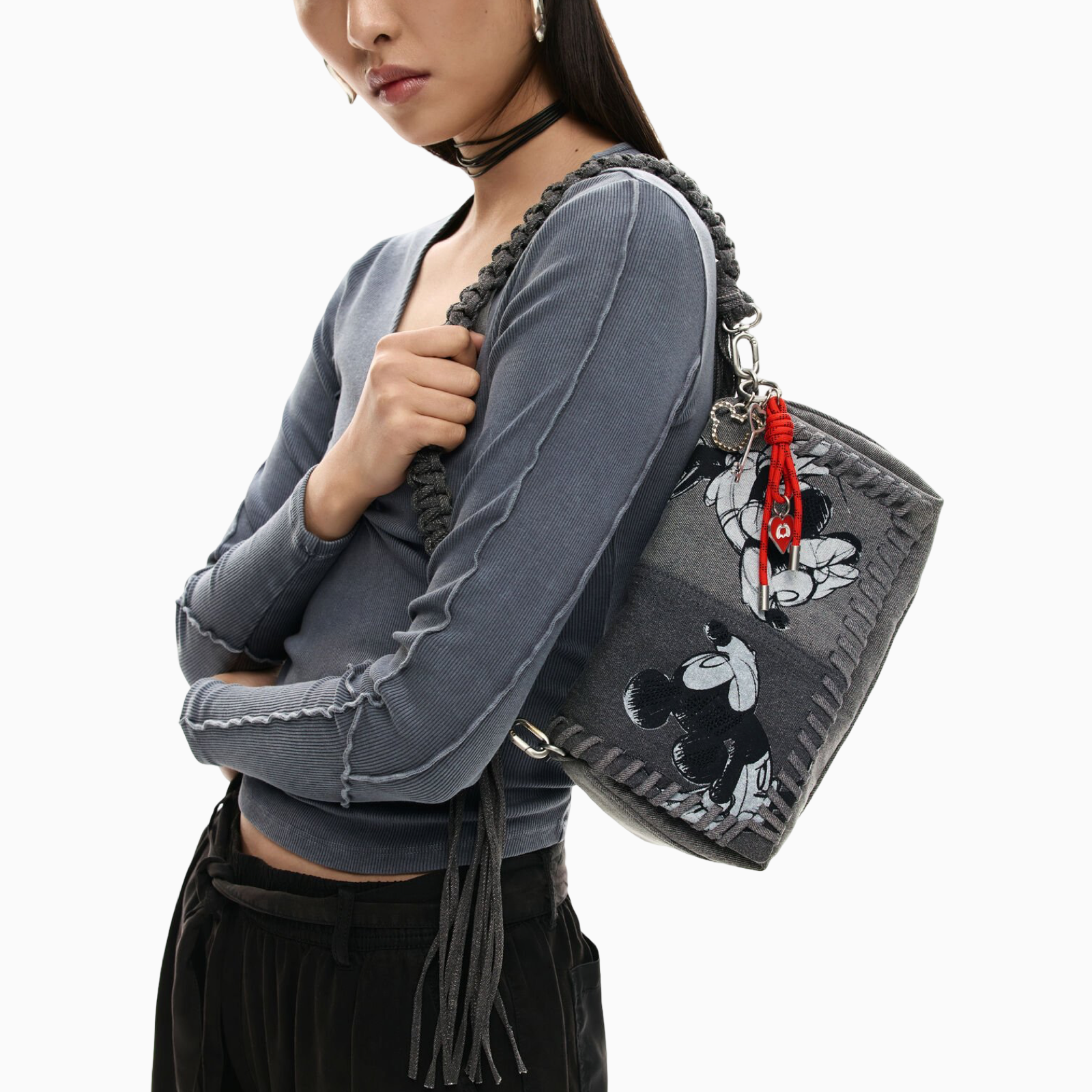 Дамска чанта Desigual Mickey Mouse Women Handbag 26SAXD18 2060 Model View