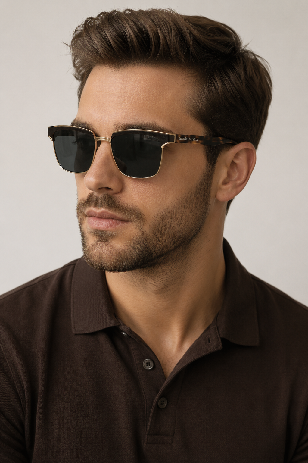 Frankie Morello Men Sunglasses
