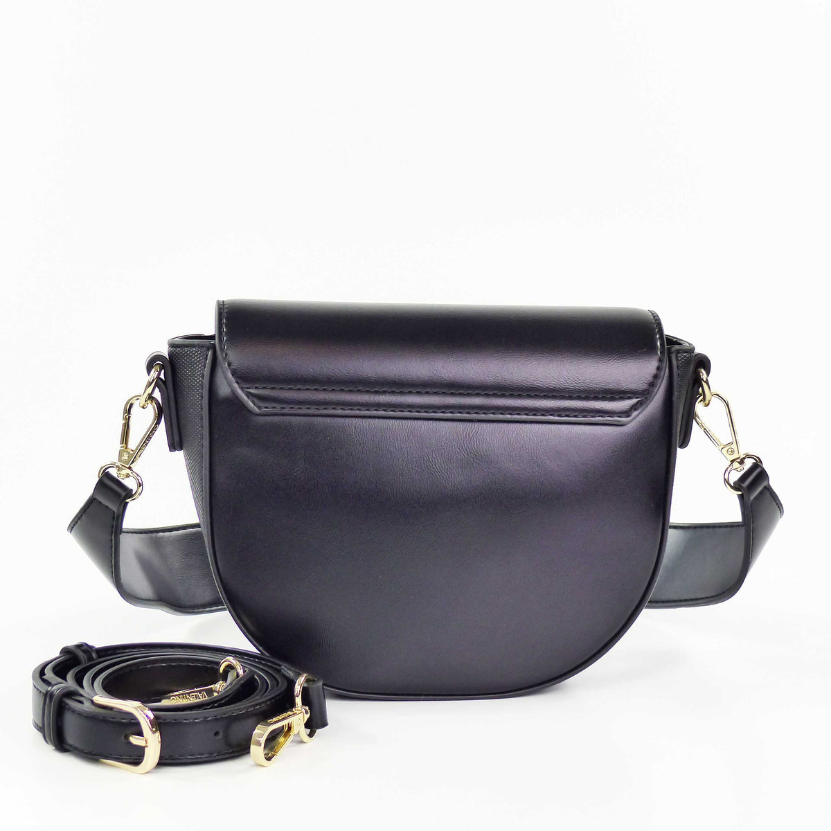 Дамска чанта Women’s shoulder bag Valentino Sylvia Re VBS8UN09 black back
view