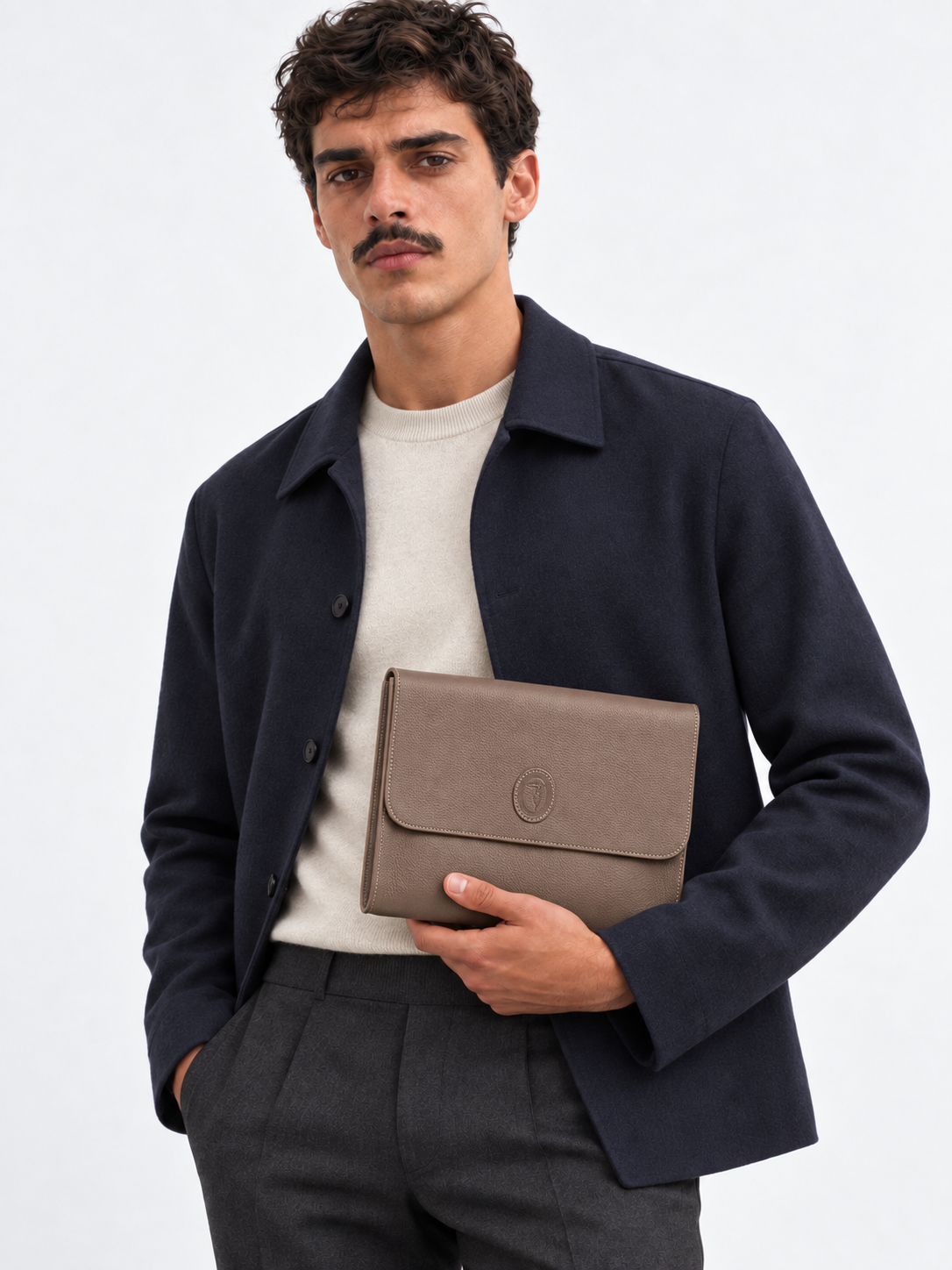 Trussardi Men Clutch Bag