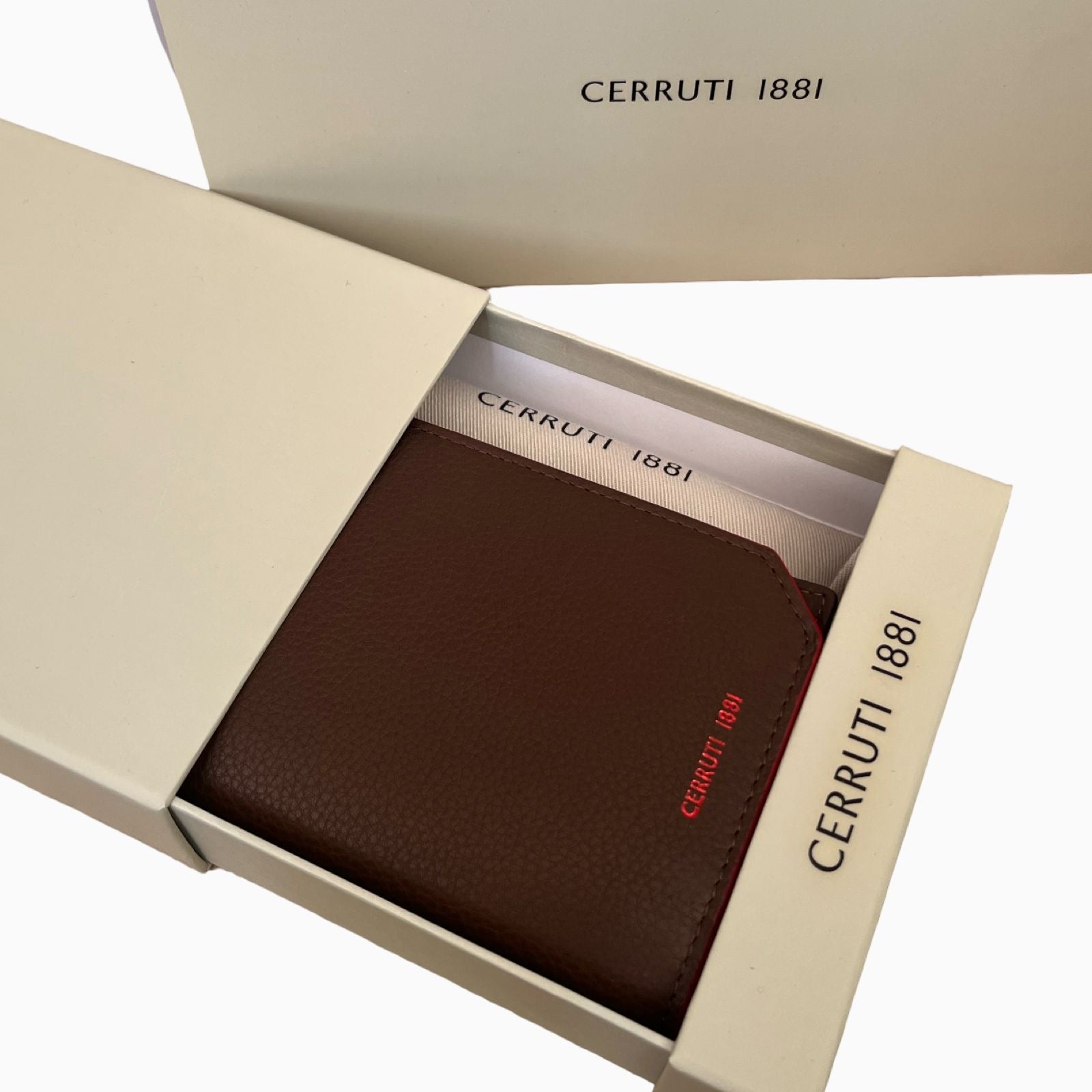 Мъжки клъч портфейл Men's clutch wallet Cerruti 1881 Hanoi CEPU02605M Cognac detail view