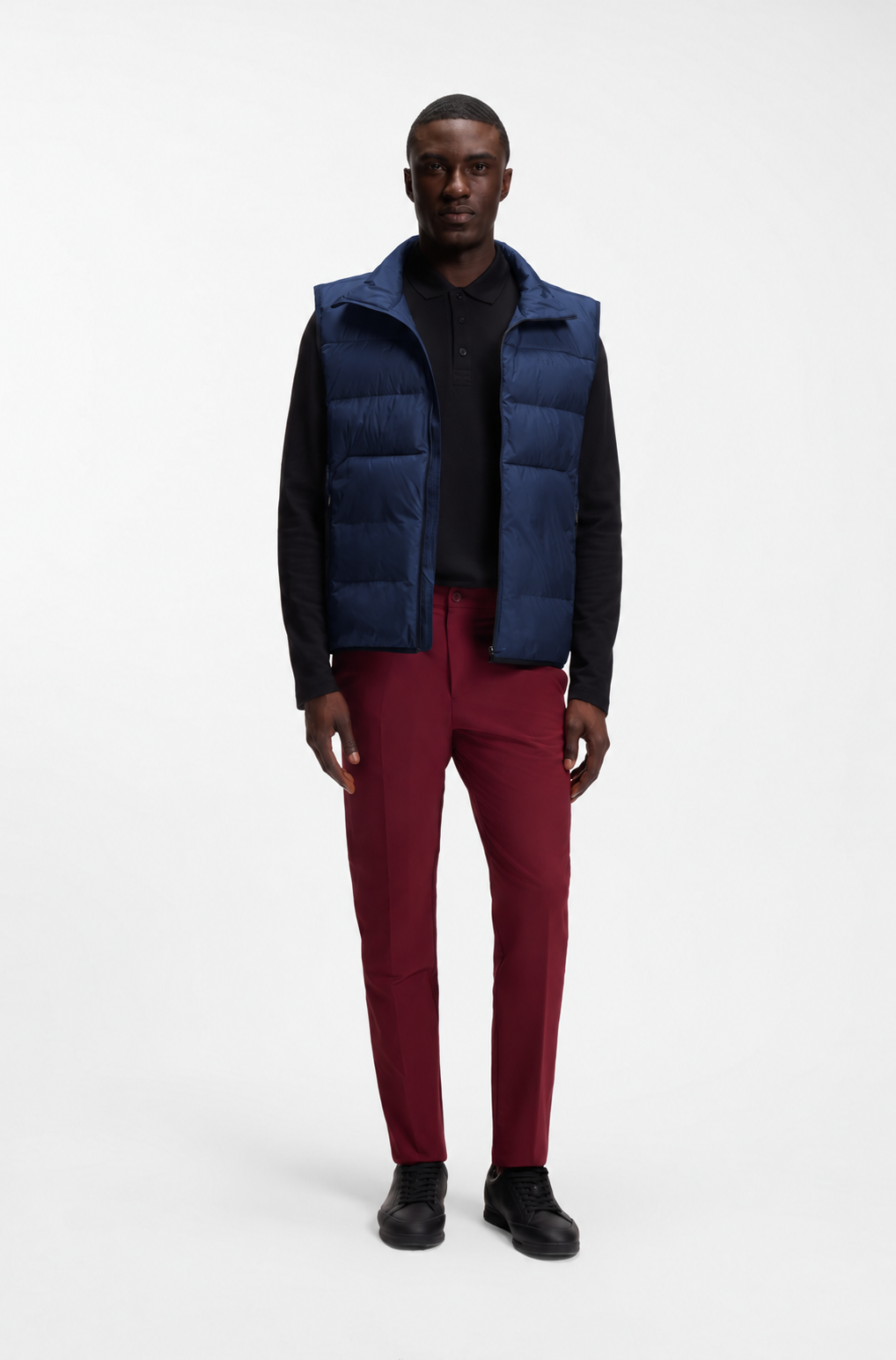 Men’s gilet Hugo Boss OW Urbanex Puffer
50565207 402 Dark Blue head to toe view