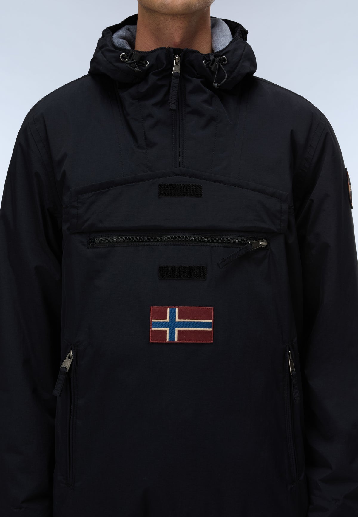 Men’s pocket anorak jacket Napapijri Rainforest
NP0A4GMD Black flag view