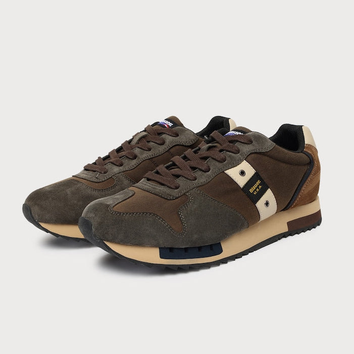 Мъжки маратонки Men’s sneakers Blauer
F6QUEENS01WAX Brown / Military Green