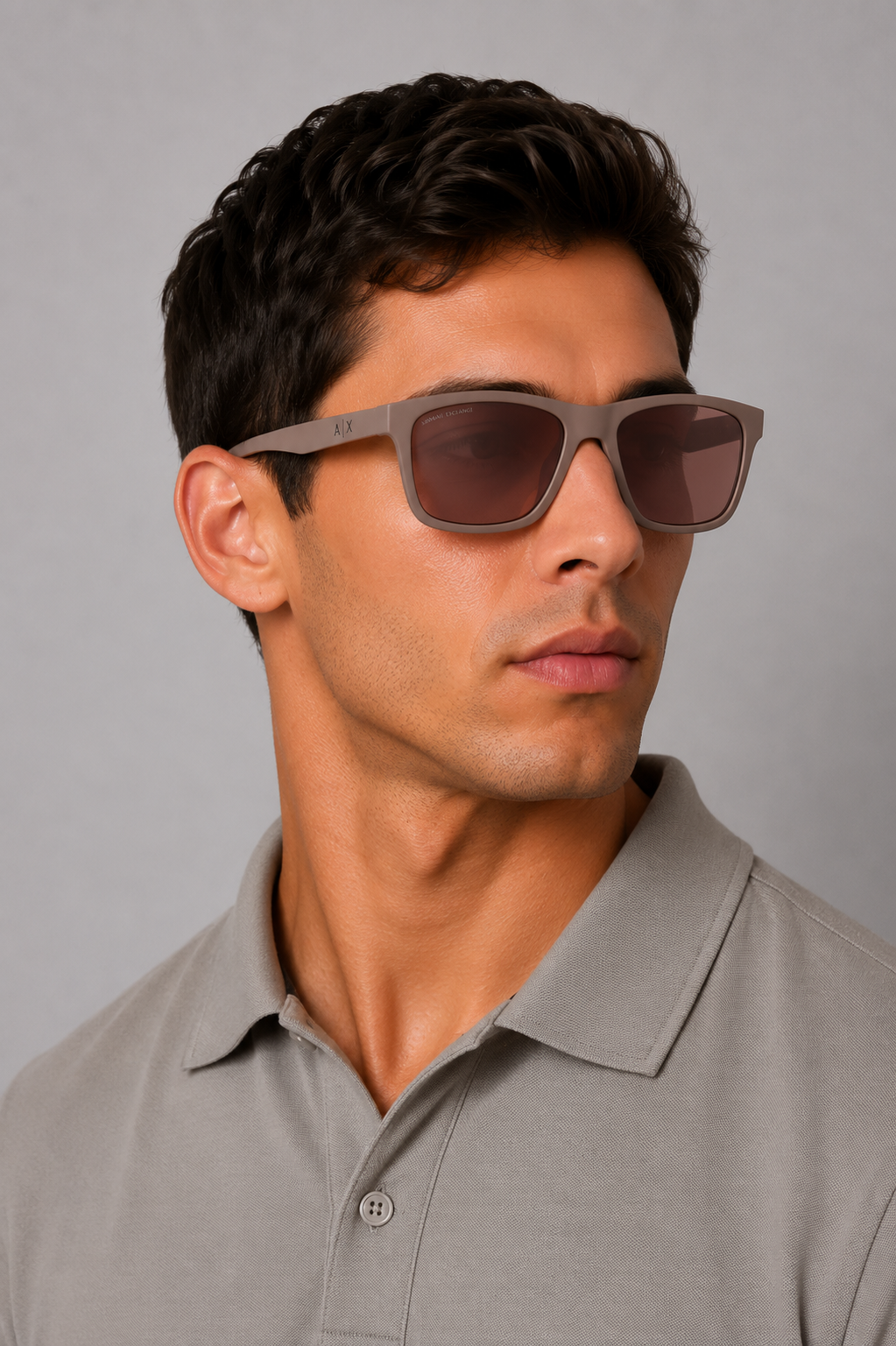 Мъжки слънчеви очила Men’s sunglasses ARMANI EXCHANGE AX4149SU83617 Brown lifestyle view