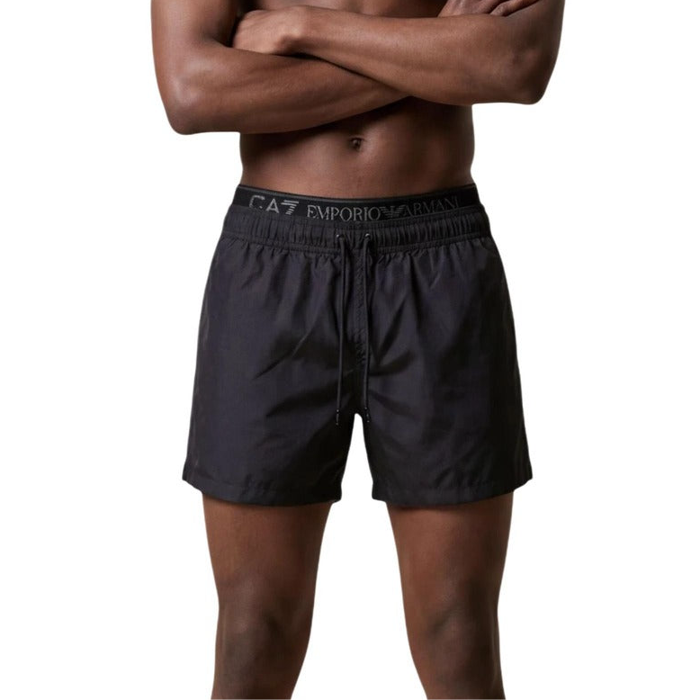 Мъжки бански Men’s swimwear EA7 Emporio Armani 7M001689 AF21074 UC001 Black