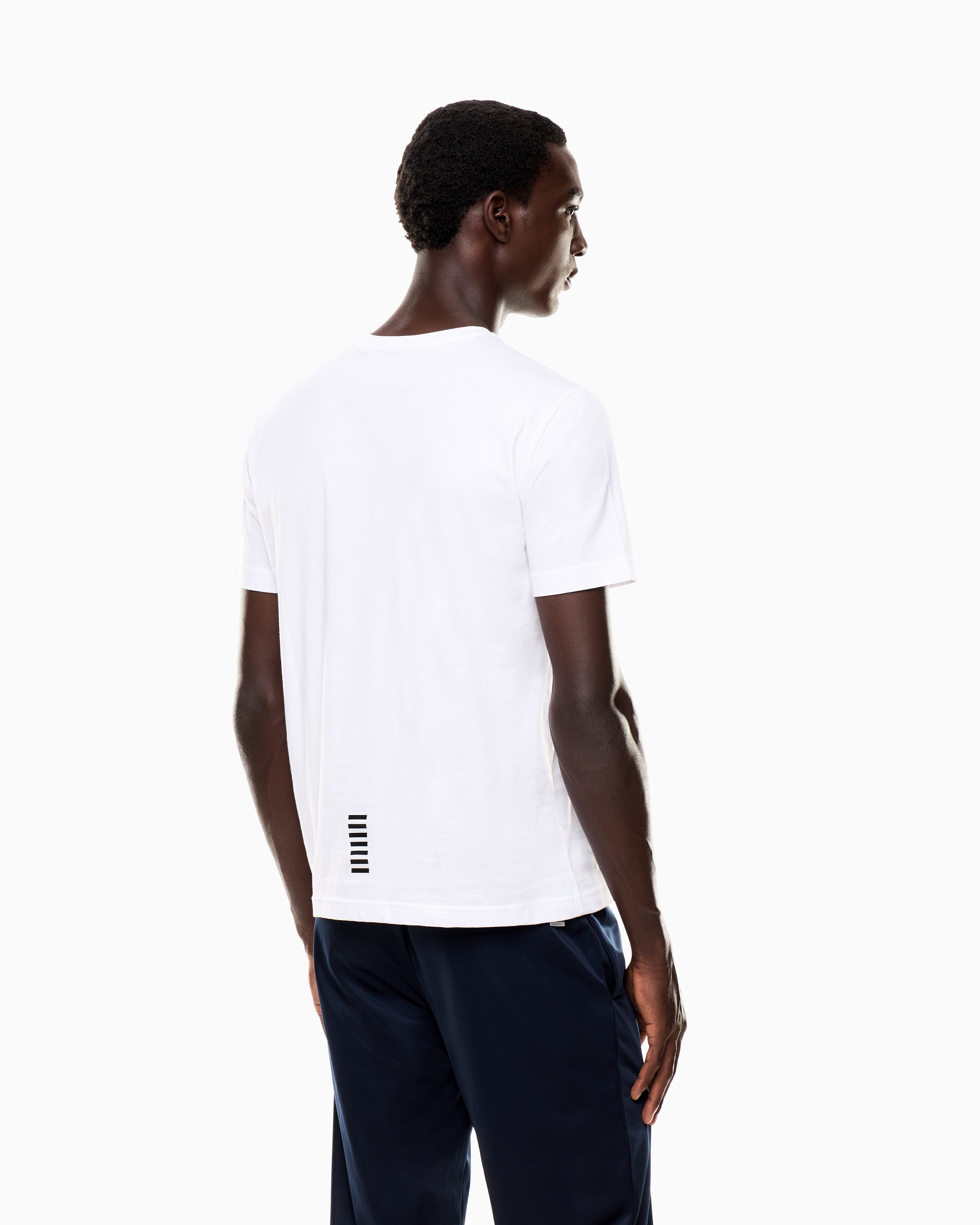 Мъжка тениска Men’s t-shirt EA7 Emporio Armani 8NPT25 PJVPZ 1100 White back view