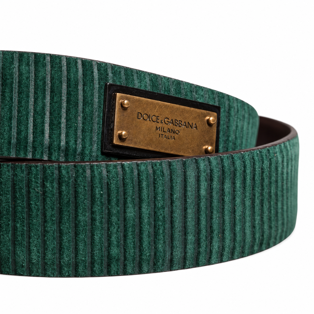 Men’s velvet belt DOLCE & GABBANA
BC4635 AW441 Green detail view