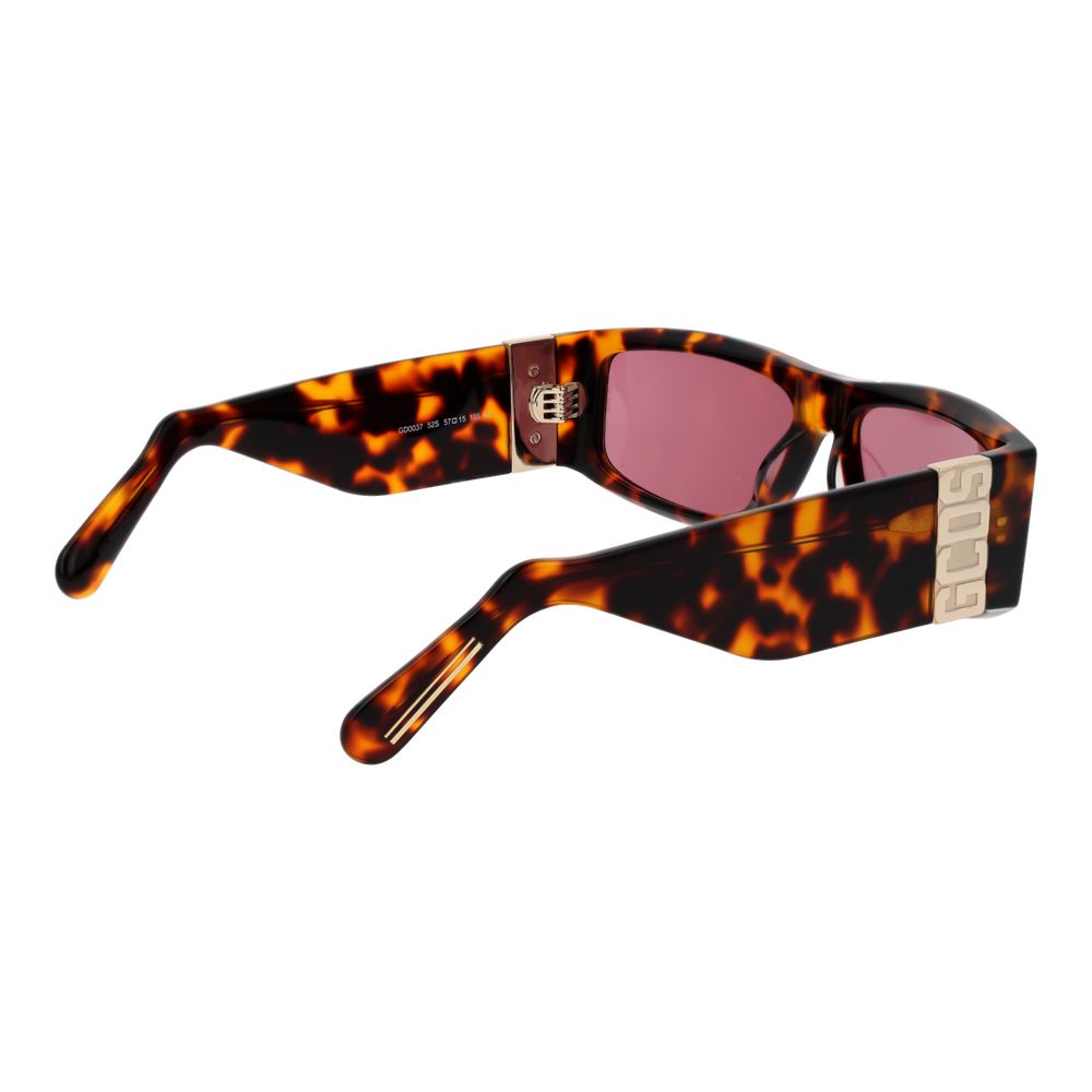 Ochelari de soare unisex GCDS GD0037 52S Maro — Vedere suplimentară 3