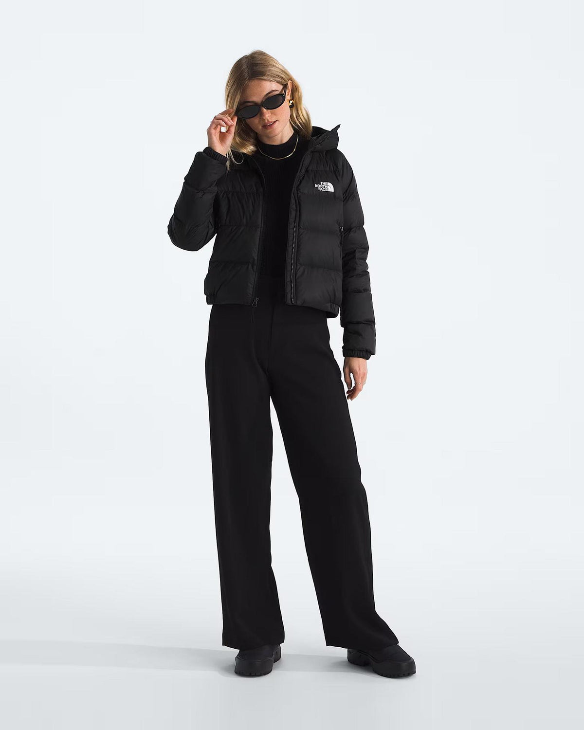 Women’s Hydrenalite™ Down Hooded Jacket
NF0A5GGG JK3 Black head to toe view