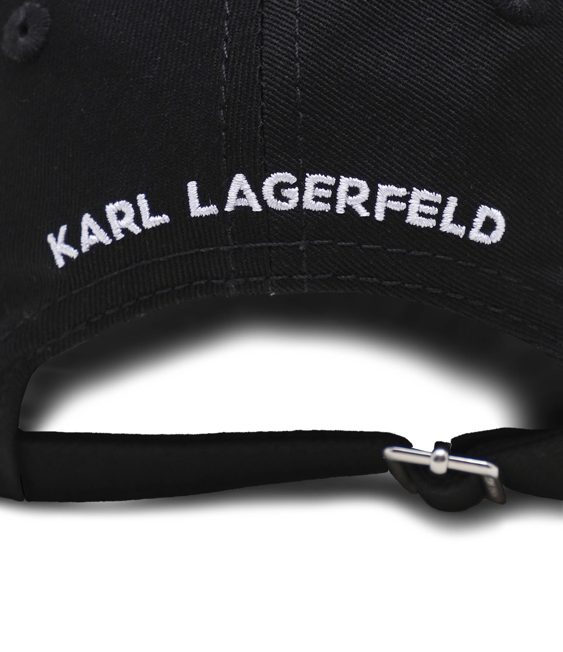 Дамска шапка с козирка Women’s cap Karl Lagerfeld 240W3431 999 Black logo view