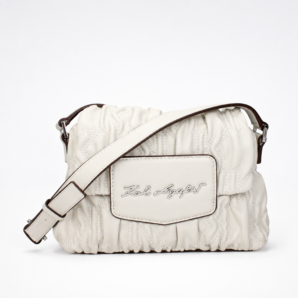 Дамска чанта през рамо Women’s crossbody bag Karl Lagerfeld K/Signature BSW300512GL White