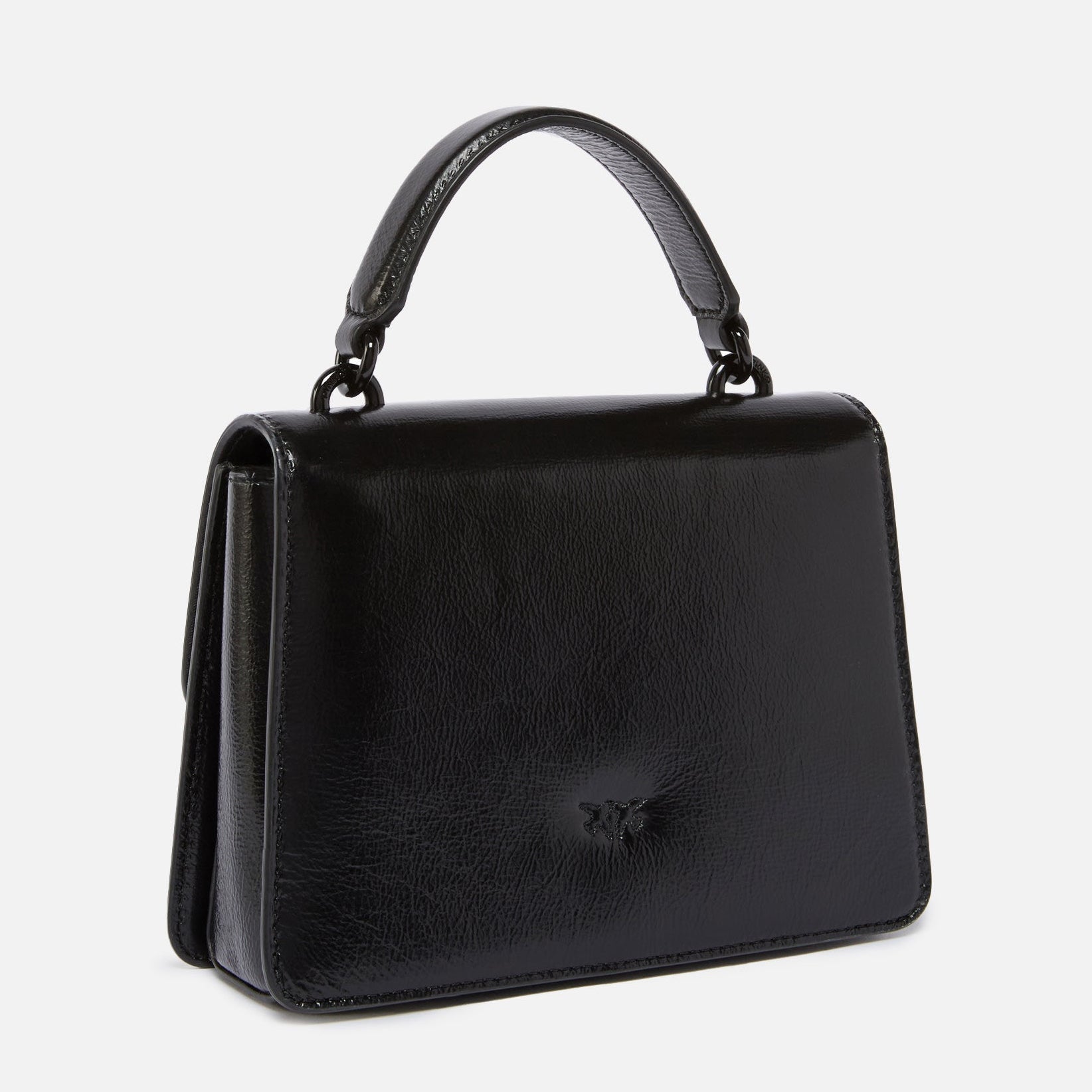 Дамска чанта Women’s handbag Pinko Love One Top Handle Mini 100071 A315 Z99B Black back view