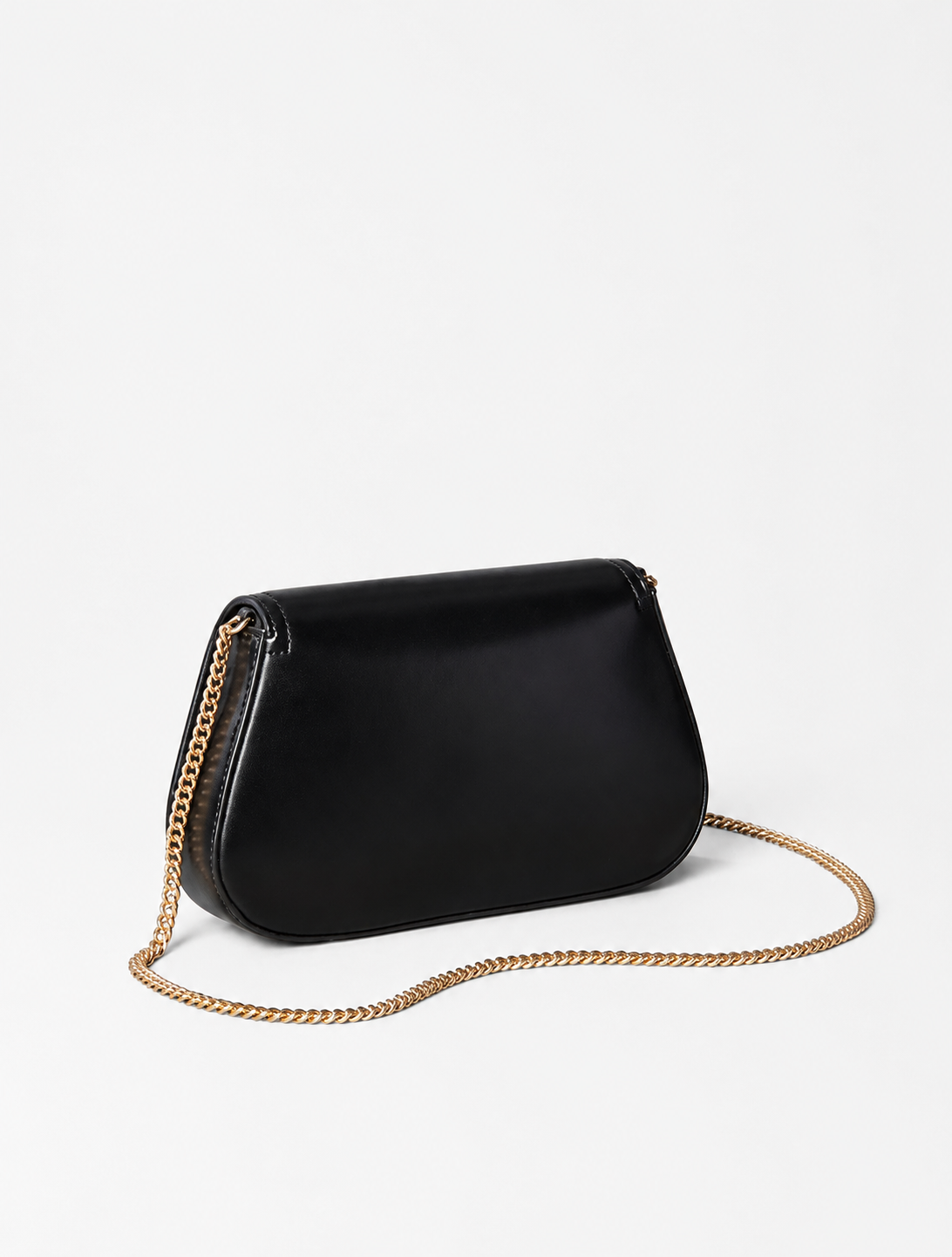 Дамска чанта за рамо Women’s monogram hardware chain shoulder bag Calvin Klein LV04F1153G UB1 Black back view