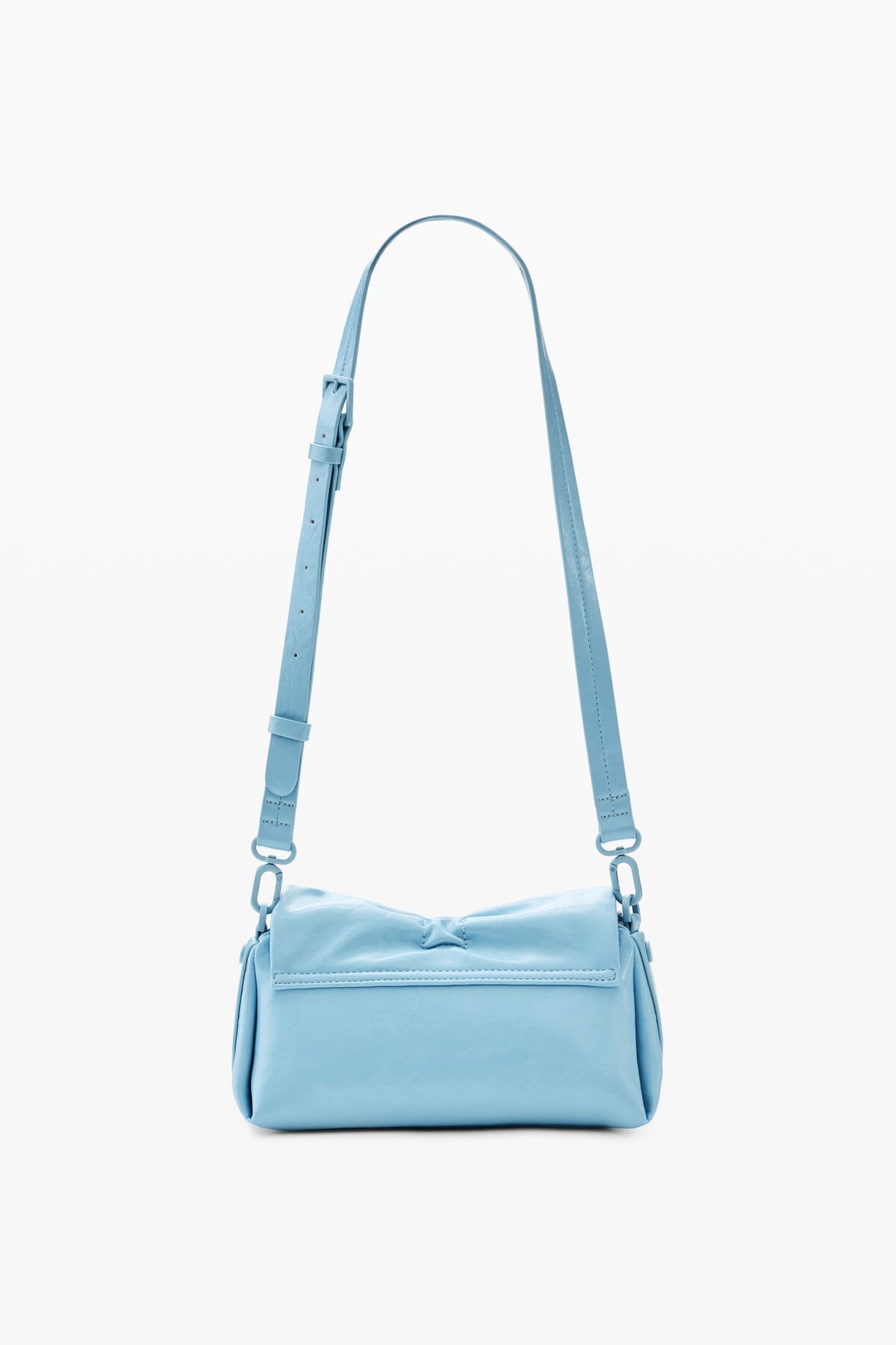 Дамска чанта за ръка Women’s shiny bow bag Desigual 26SAXPBO5048 Light Blue back view