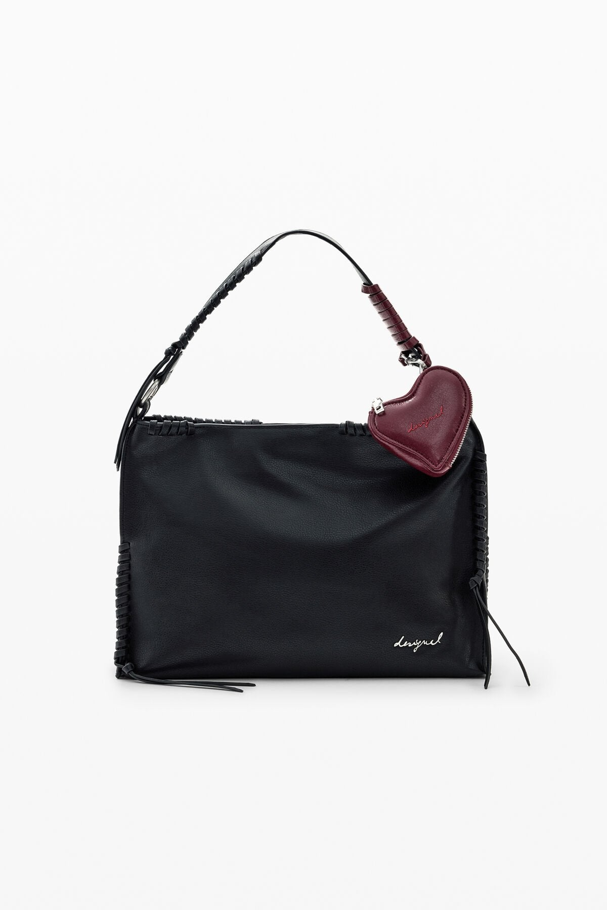 Дамска чанта за рамо Women’s shoulder bag Desigual 26SAXP93 2000 Black front view
