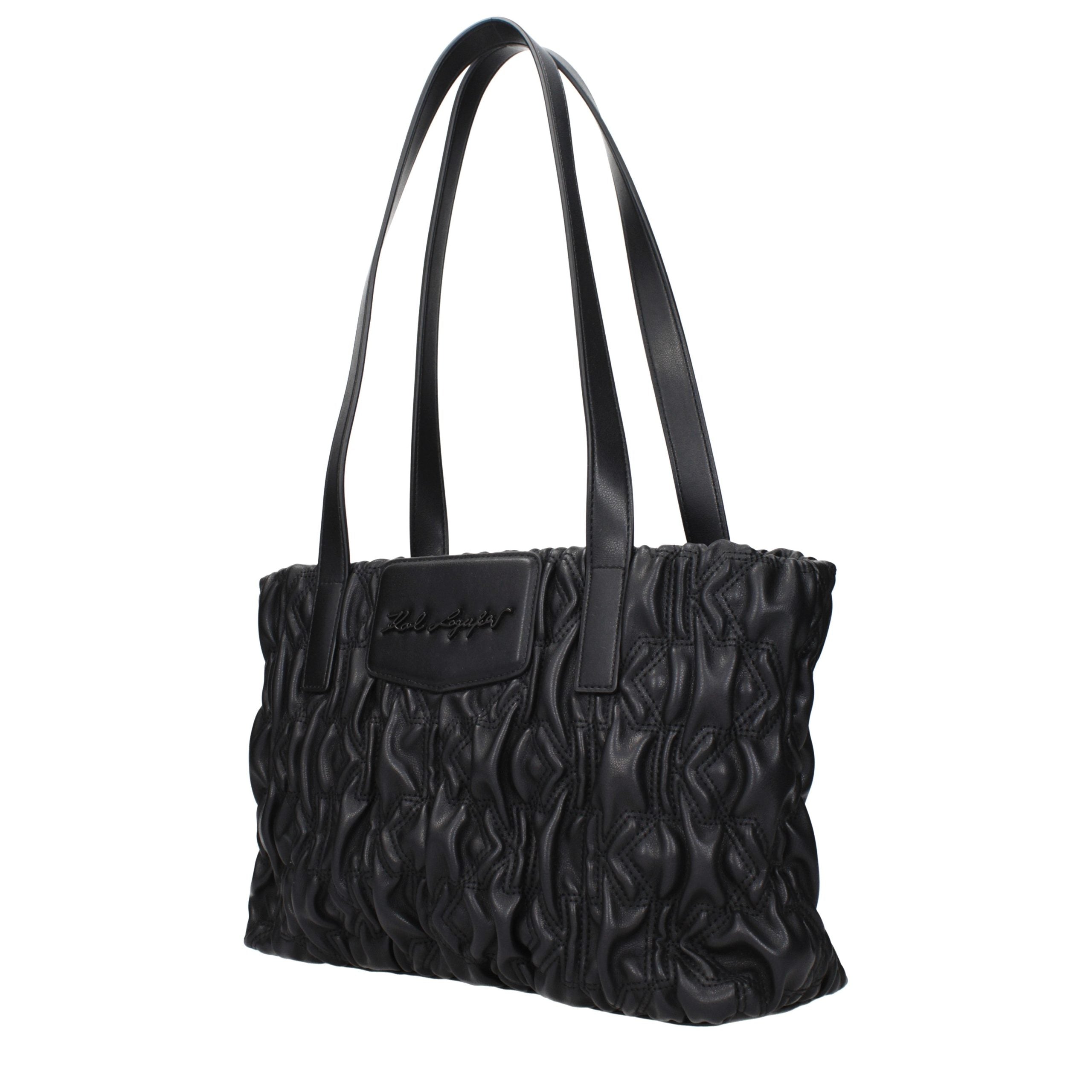 Дамска чанта Women’s shoulder bag Karl Lagerfeld K/Signature Kuilt BSW30028999 Black angled view