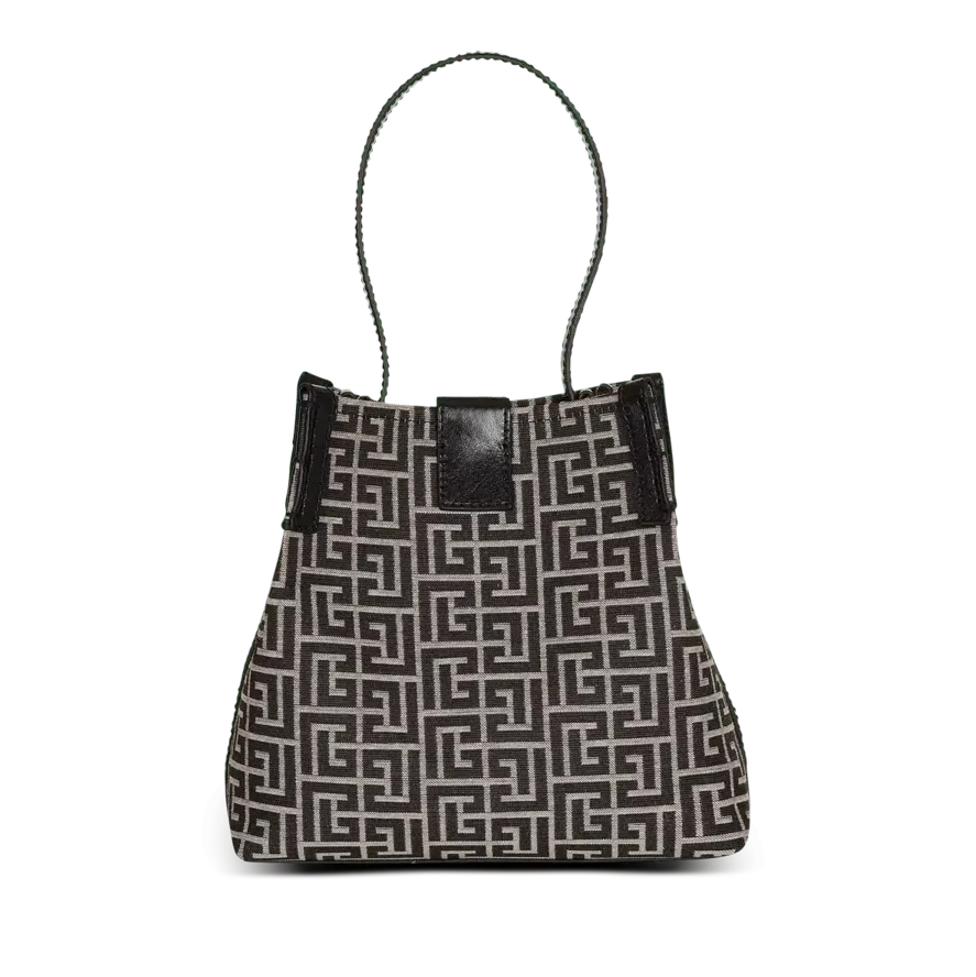 Дамска чанта Women’s shoulder bucket bag Balmain GN1CA032TJMBGFE back view