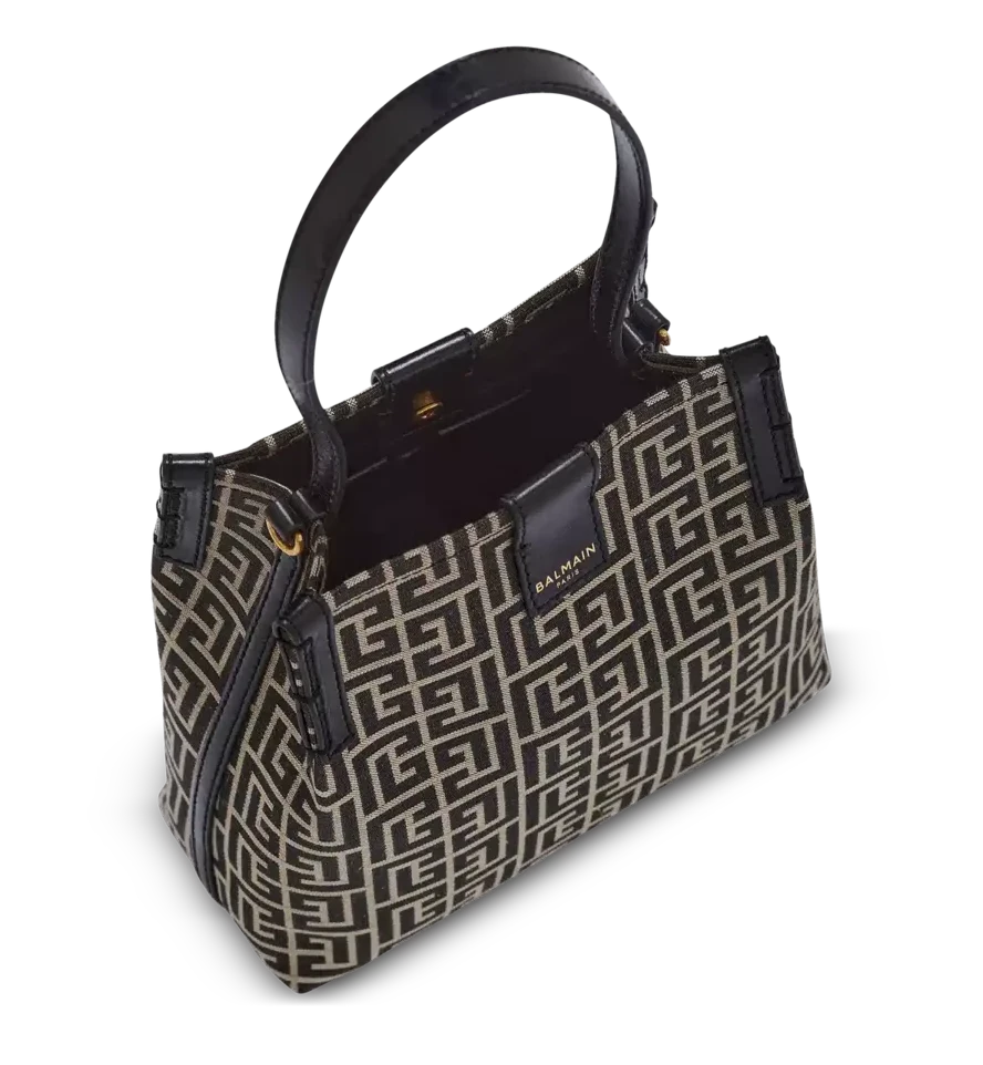 Дамска чанта Women’s shoulder bucket bag Balmain GN1CA032TJMBGFE top view