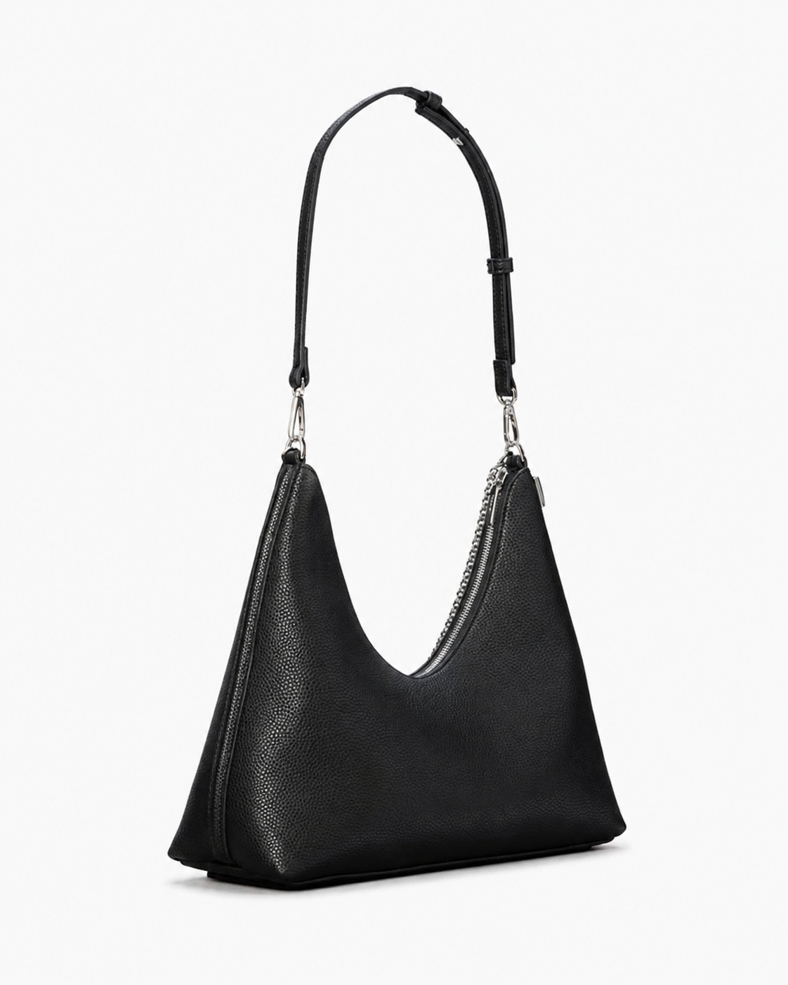 Дамска чанта Women’s shoulder hobo bag Calvin Klein LV04F3495GUB1 Black angled view