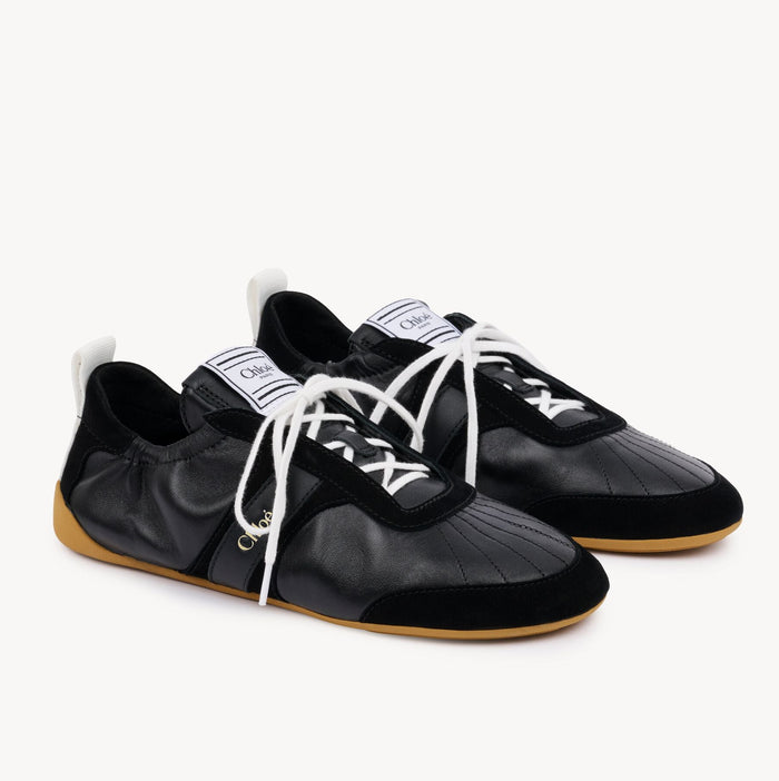 Дамски спортни обувки Women’s sneakers Chloè Kick CH26S15RVQ001 Black