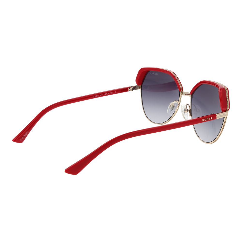 Дамски слънчеви очила Women’s sunglasses Guess GU7872 66B Red and Gold angled view