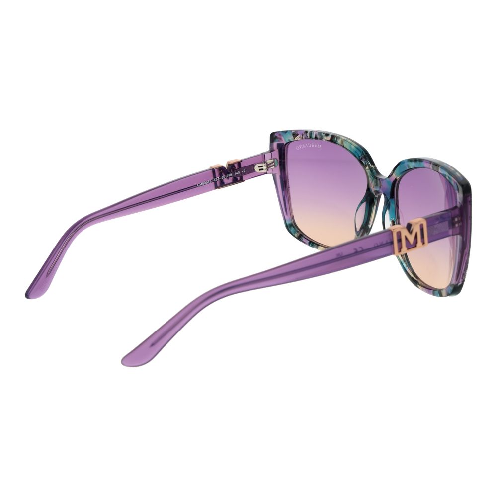 Дамски слънчеви очила Women’s sunglasses Marciano by Guess GM00013 83Z Purple angled view