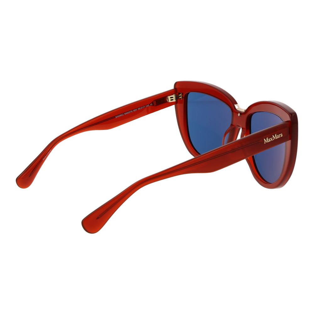 Дамски слънчеви очила Women’s sunglasses Max Mara MM0076 68V Red angled view