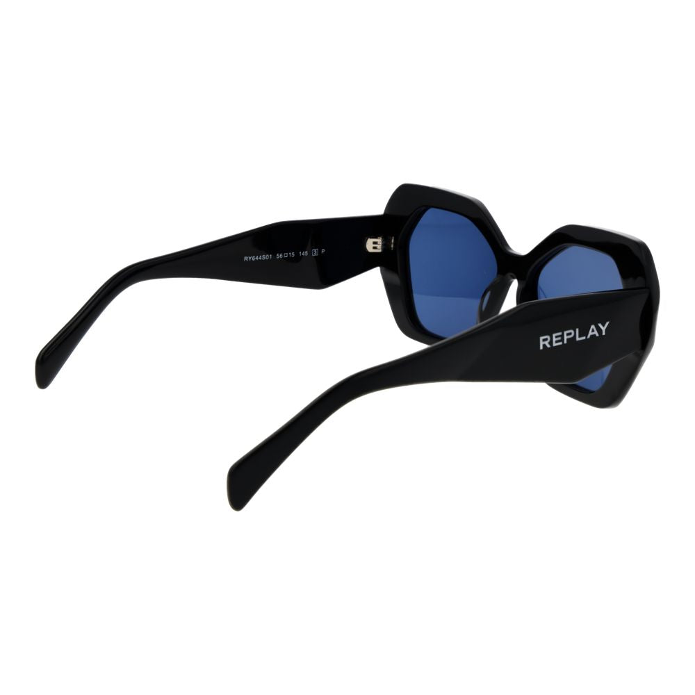 Дамски слънчеви очила Women’s sunglasses Replay RY644S 01 Black angled view
