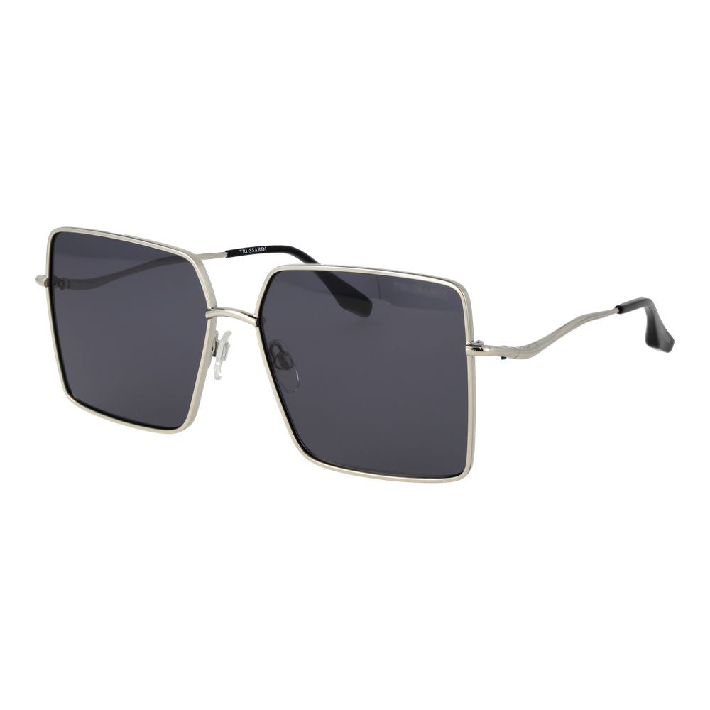Дамски слънчеви очила Women’s sunglasses Trussardi TSW3010 03A Silver