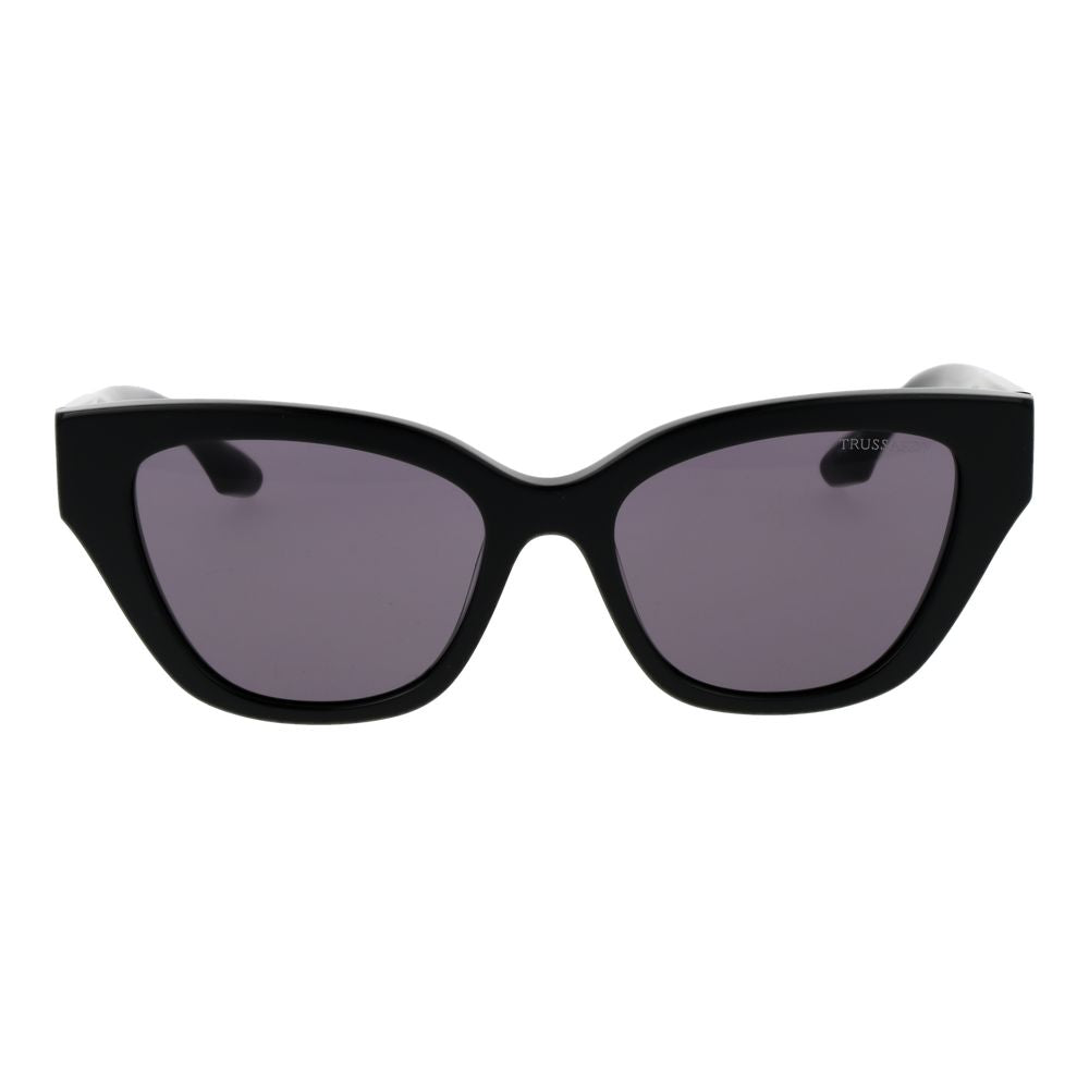 Дамски слънчеви очила Women’s sunglasses Trussardi TSW9034 A01 Black front view