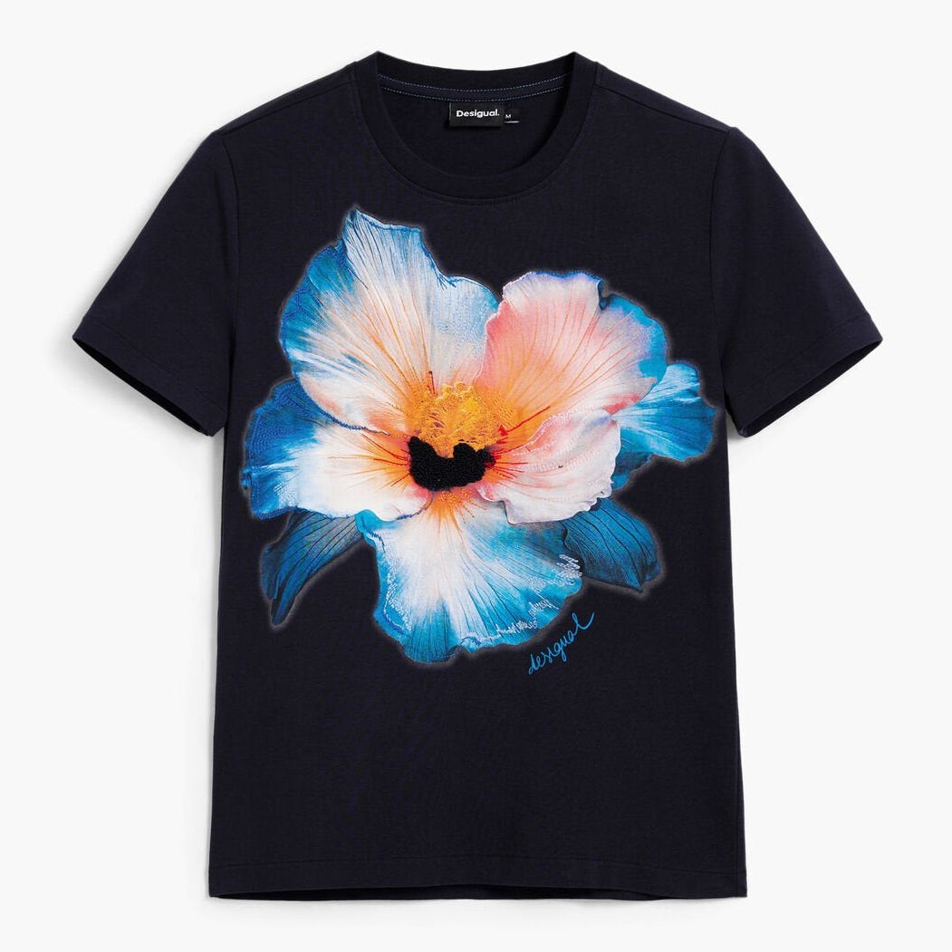 Дамска тениска Women’s t-shirt Desigual
26SWTK035000 Dark Blue