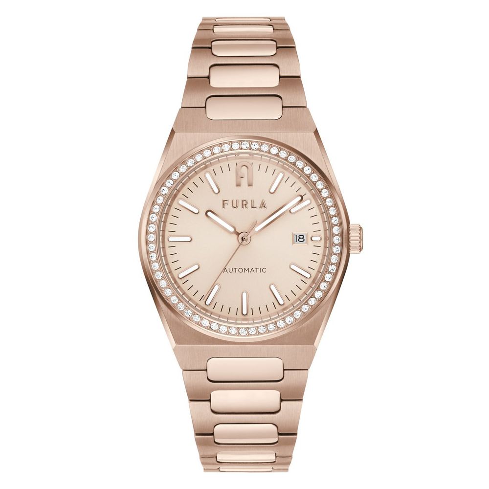 Дамски часовник Women’s watch Furla Automatic WW00012002L3 Rose Gold front view