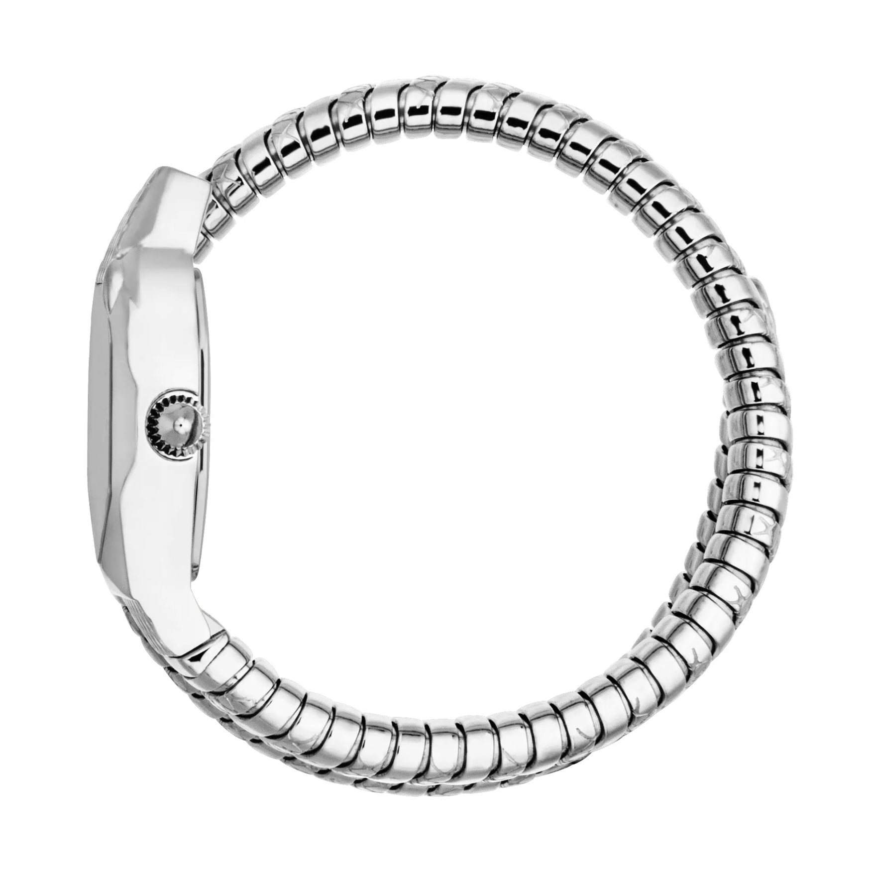 Дамски часовник Women’s watch Just Cavalli Signature Snake Aria JC1L369M0025 Silver side view