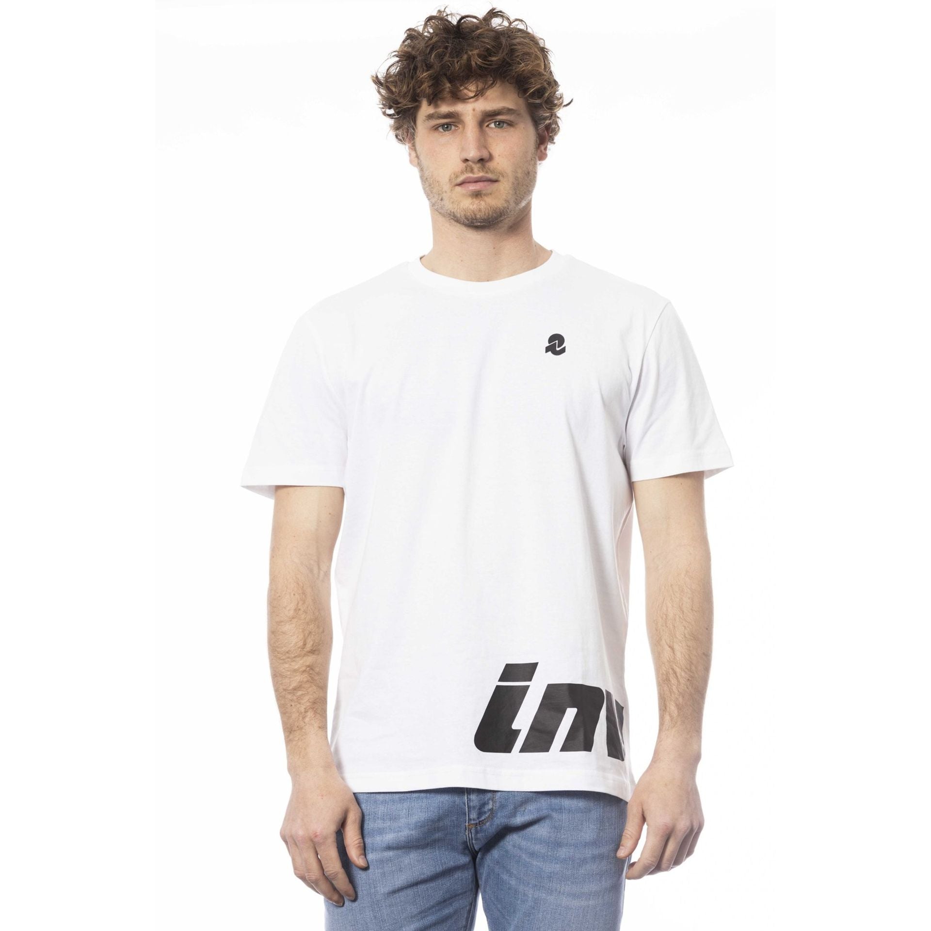 Мъжка поло тениска в бяло Men’s polo shirt Invicta in White 4452282U 376BIANCOOTTICO Front view