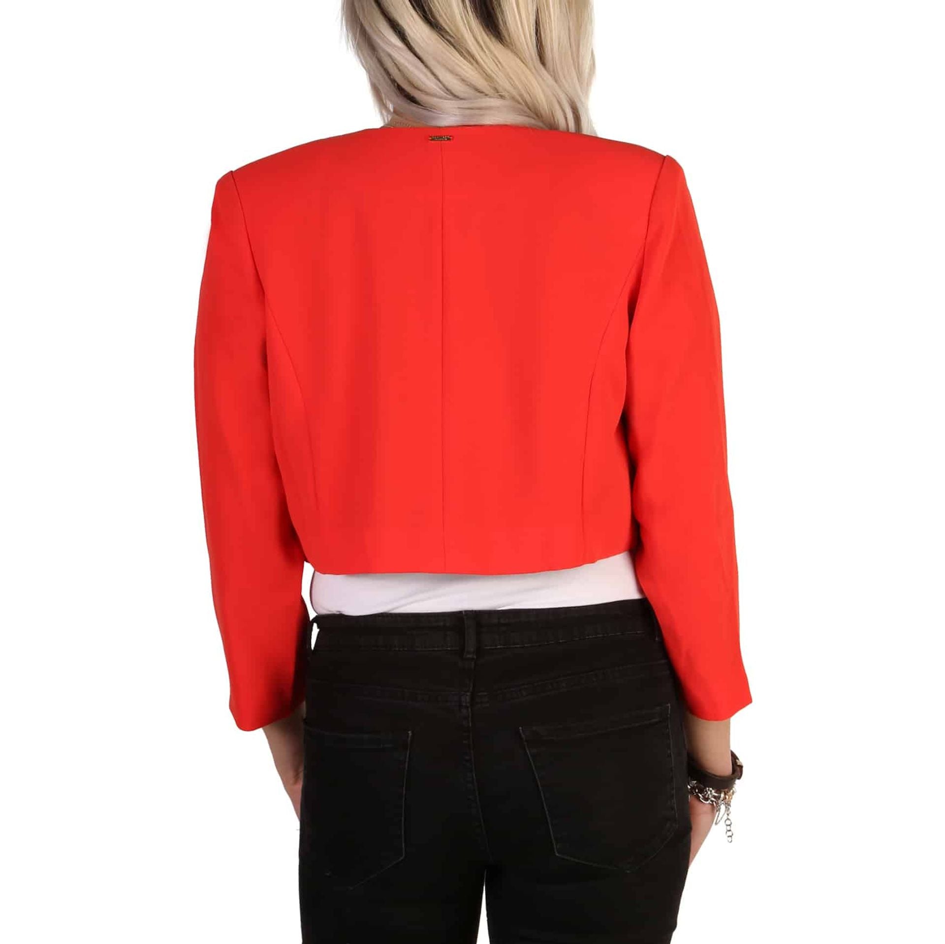 Дамско официално сако Women’s formal jacket Guess 82G220 8309Z FICR Red back view