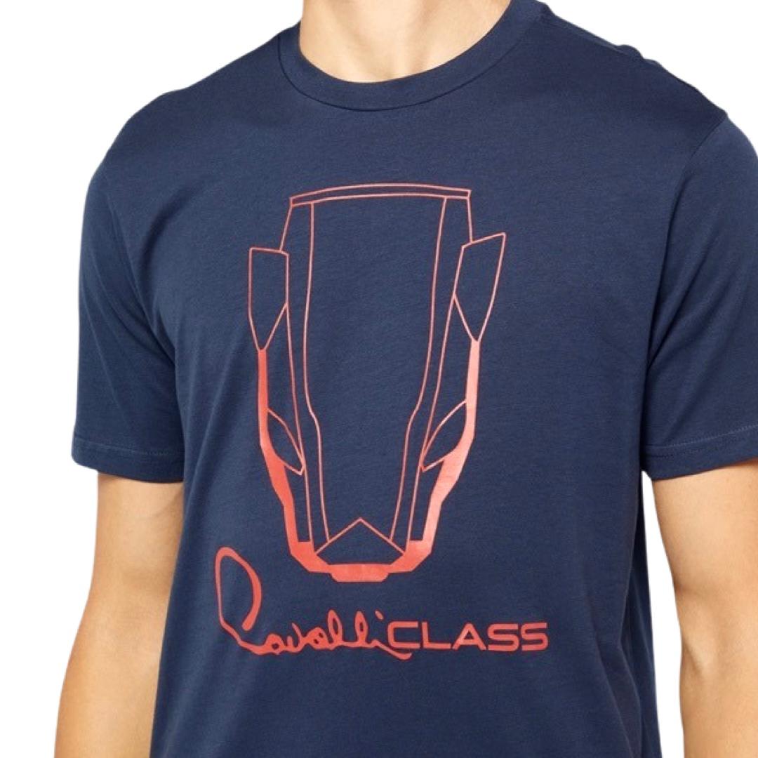 Мъжка синя тениска Cavalli Class RXT60DJD060_BL04926