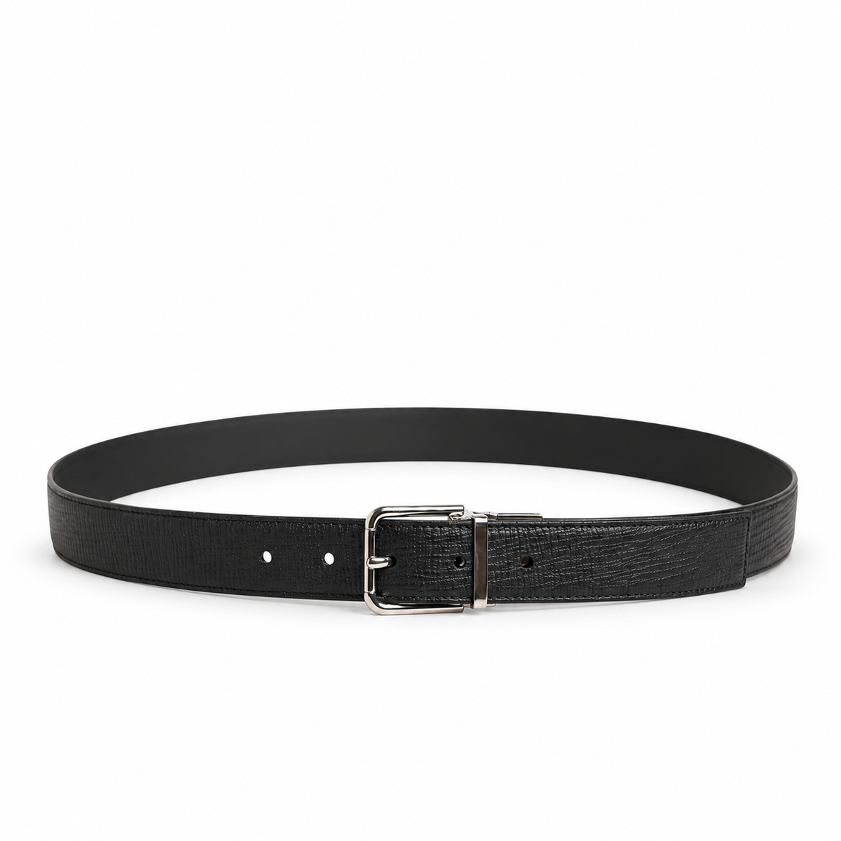 Men's belt Dolce & Gabbana SKU: BC4263 B5373 full length front view